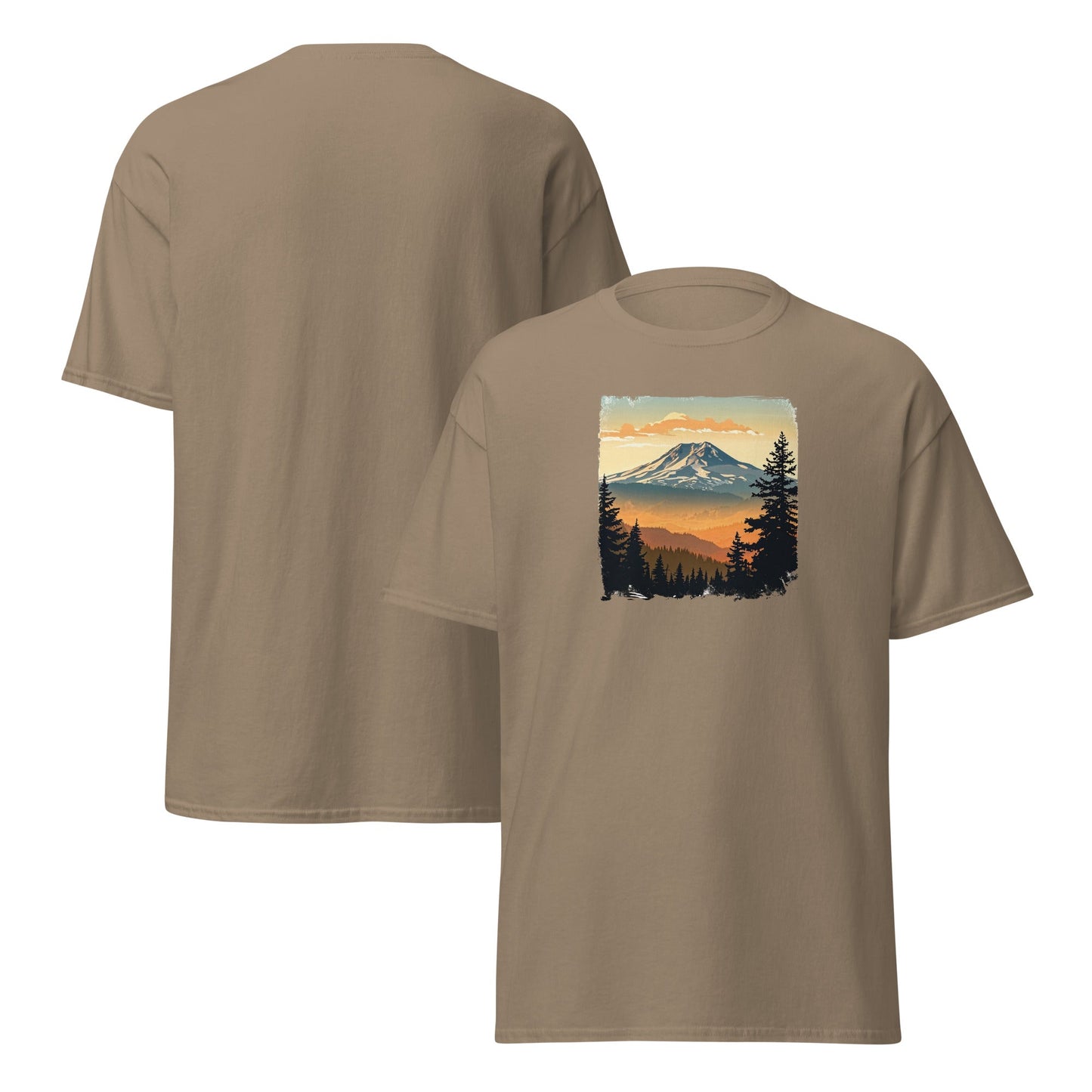 Clouds Over Mountains Men's (Unisex) classic tee - Men's Shirts - Discovery Co.