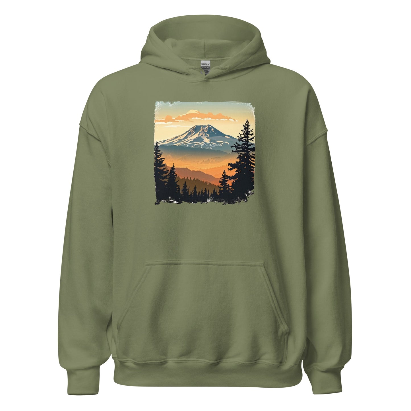 Clouds Over Mountains Men's (Unisex) Hoodie - Hoodies - Discovery Co.