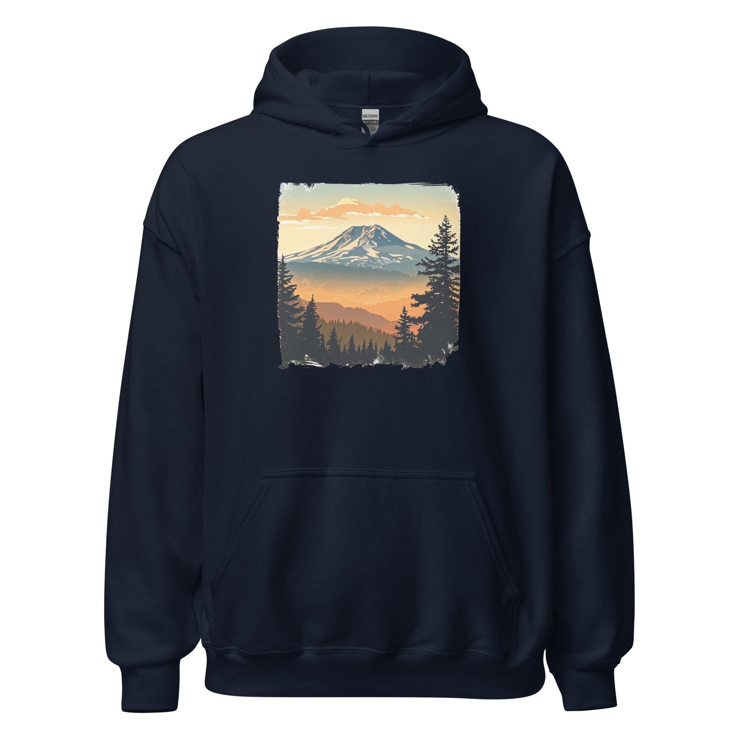 Clouds Over Mountains Men's (Unisex) Hoodie - Hoodies - Discovery Co.