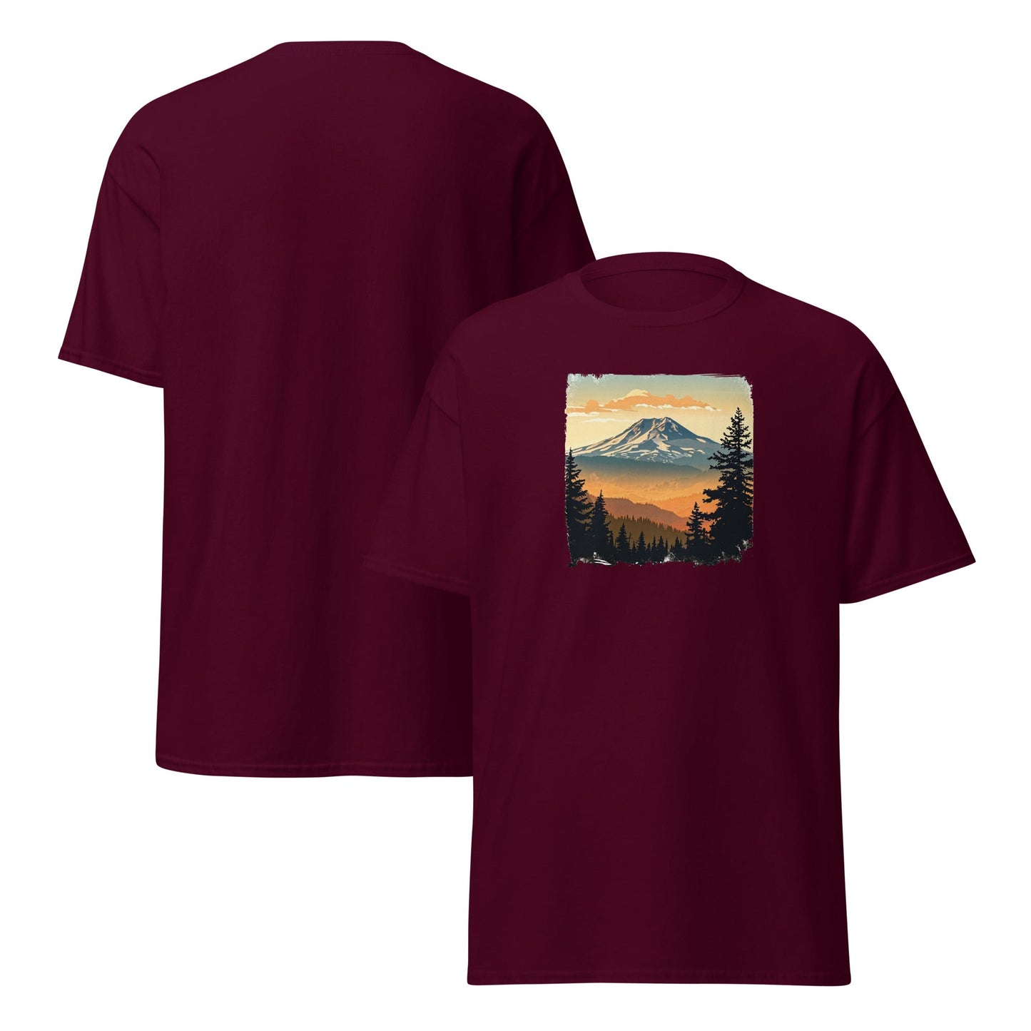 Clouds Over Mountains Women's (Unisex) Classic Tee - Women's Shirts - Discovery Co.