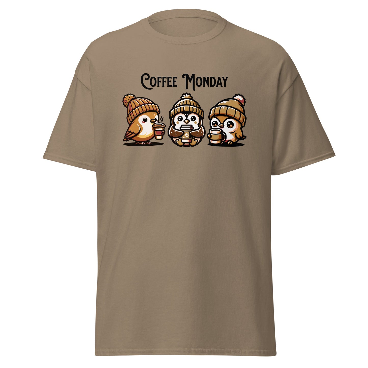 Coffee Monday (Brown) Women's (Unisex) Classic Tee - Women's Shirts - Discovery Co.
