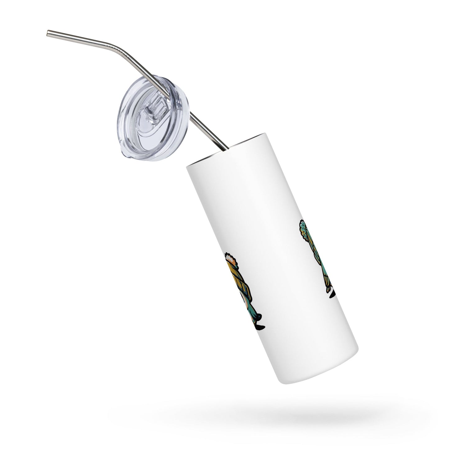 Coffee Monday (Green) Stainless Steel Tumbler - Steel Tumbler - Discovery Co.