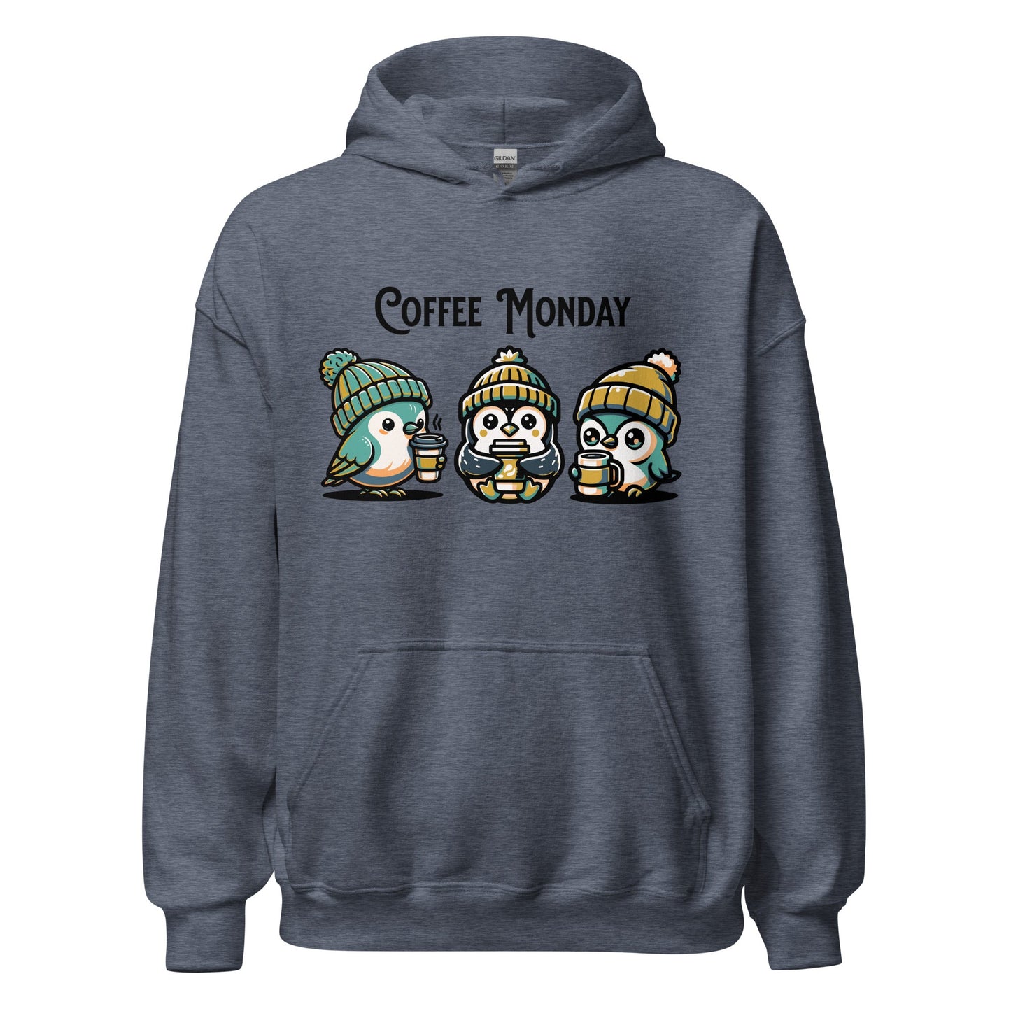 Coffee Monday (Green) Women's (Unisex) Hoodie - Hoodies - Discovery Co.