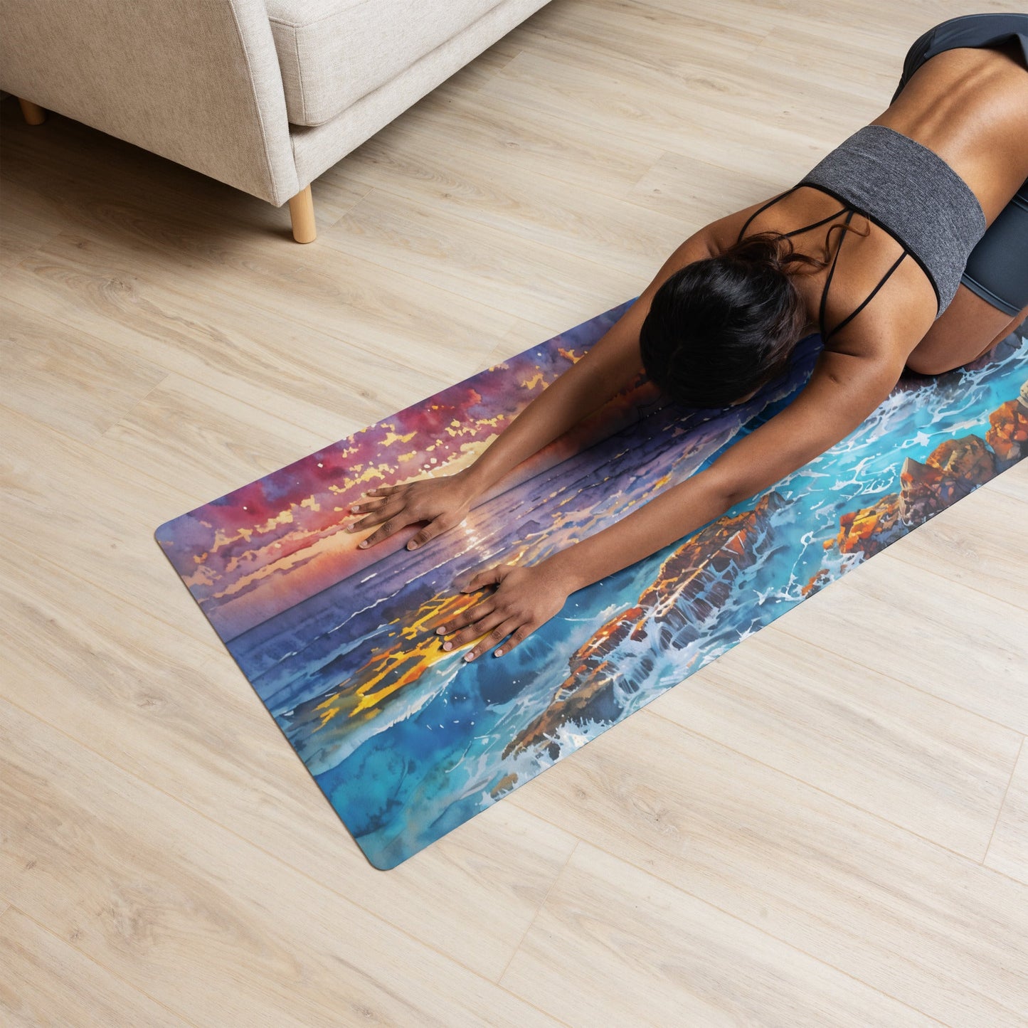 Colorful Beach II Yoga Mat - Yoga Mat - Discovery Co.