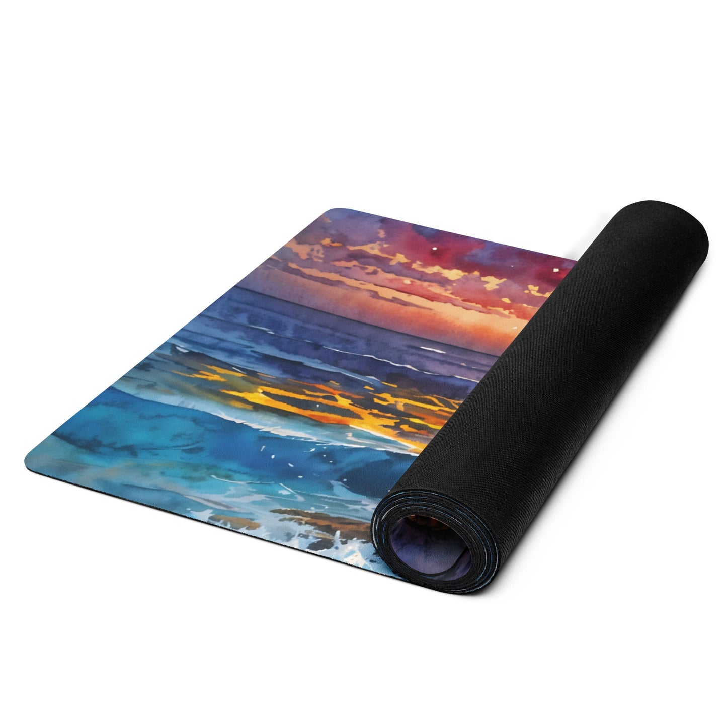 Colorful Beach II Yoga Mat - Yoga Mat - Discovery Co.