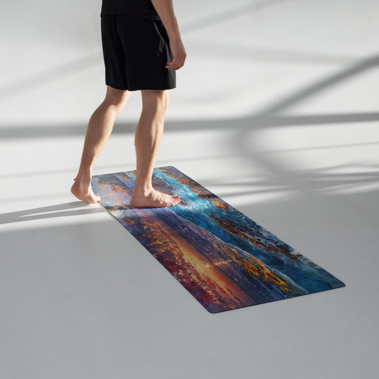 Colorful Beach II Yoga Mat - Yoga Mat - Discovery Co.