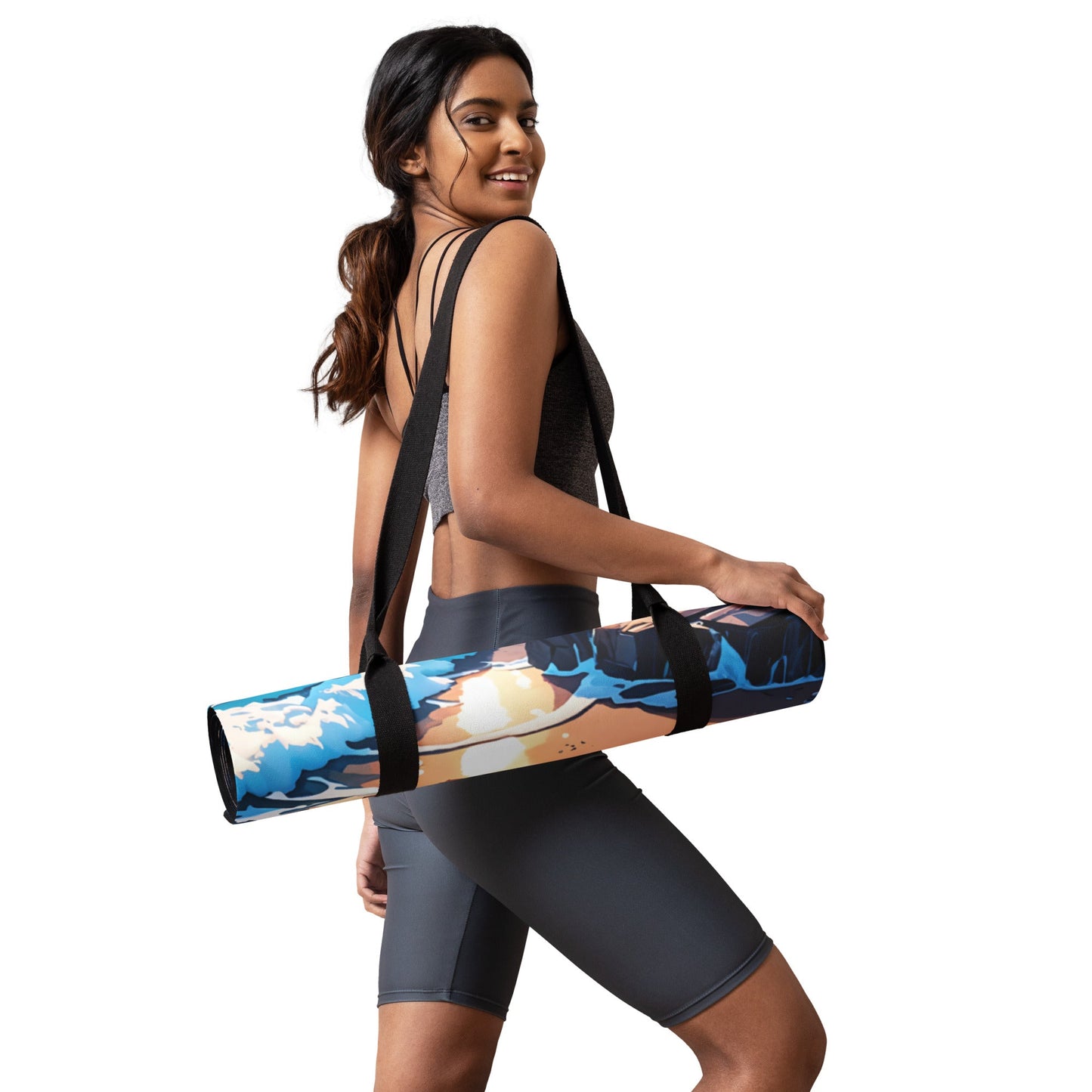 Colorful Beach Yoga Mat - Yoga Mat - Discovery Co.