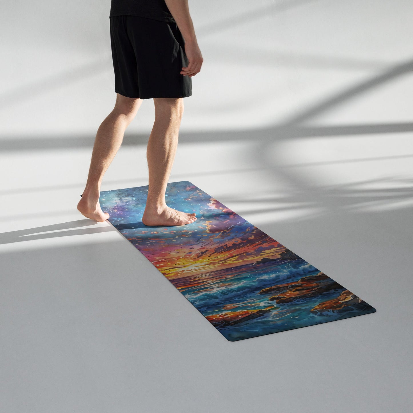 Colorful Ocean Yoga Mat - Yoga Mat - Discovery Co.