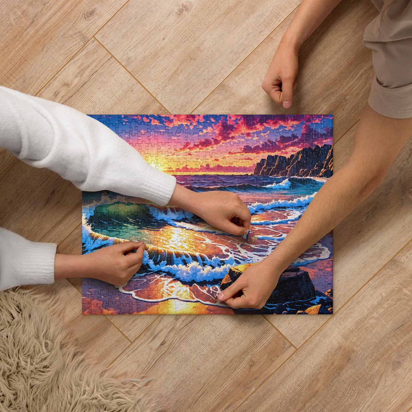 Colorful Sunset Jigsaw Puzzle - Puzzle - Discovery Co.