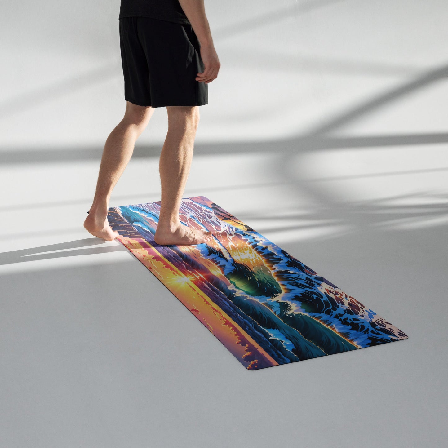 Colorful Sunset Yoga Mat - Yoga Mat - Discovery Co.