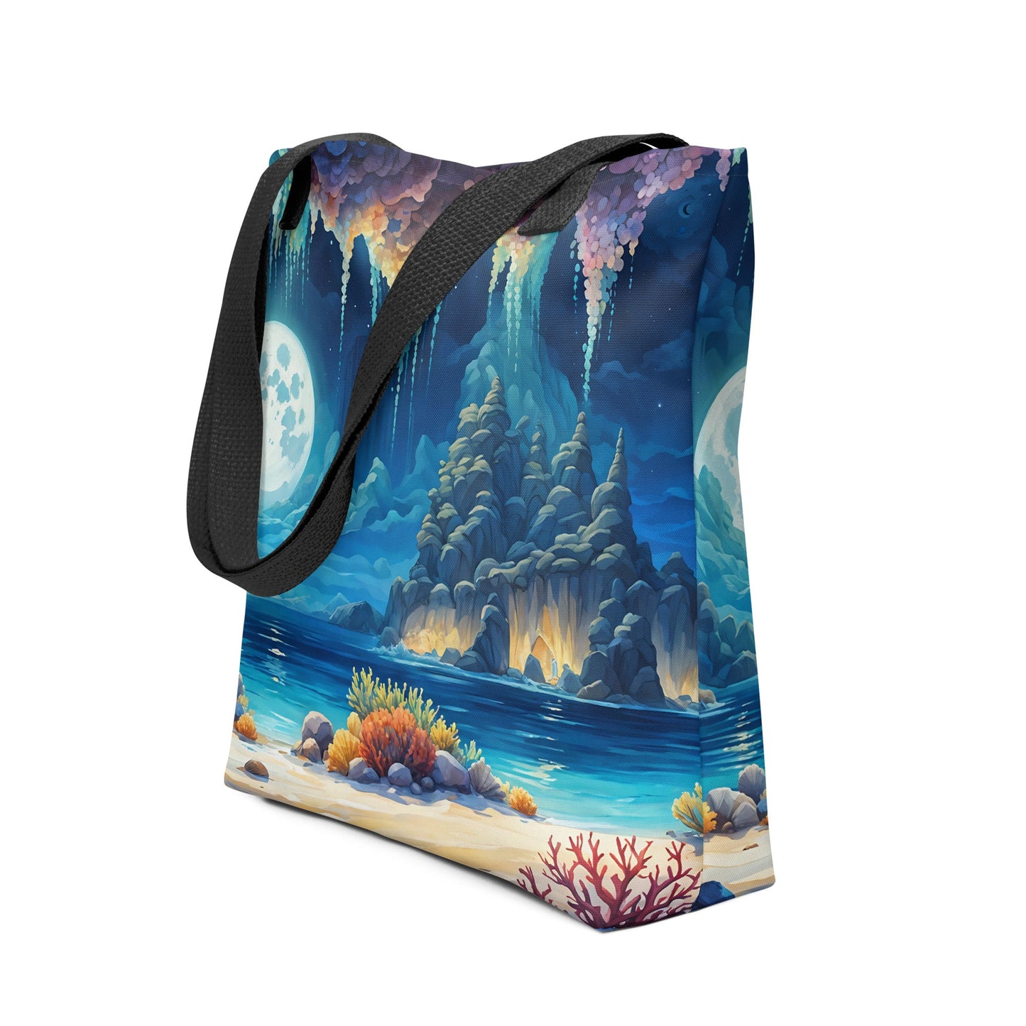 Coral Beach Tote Bag - Tote Bags - Discovery Co.