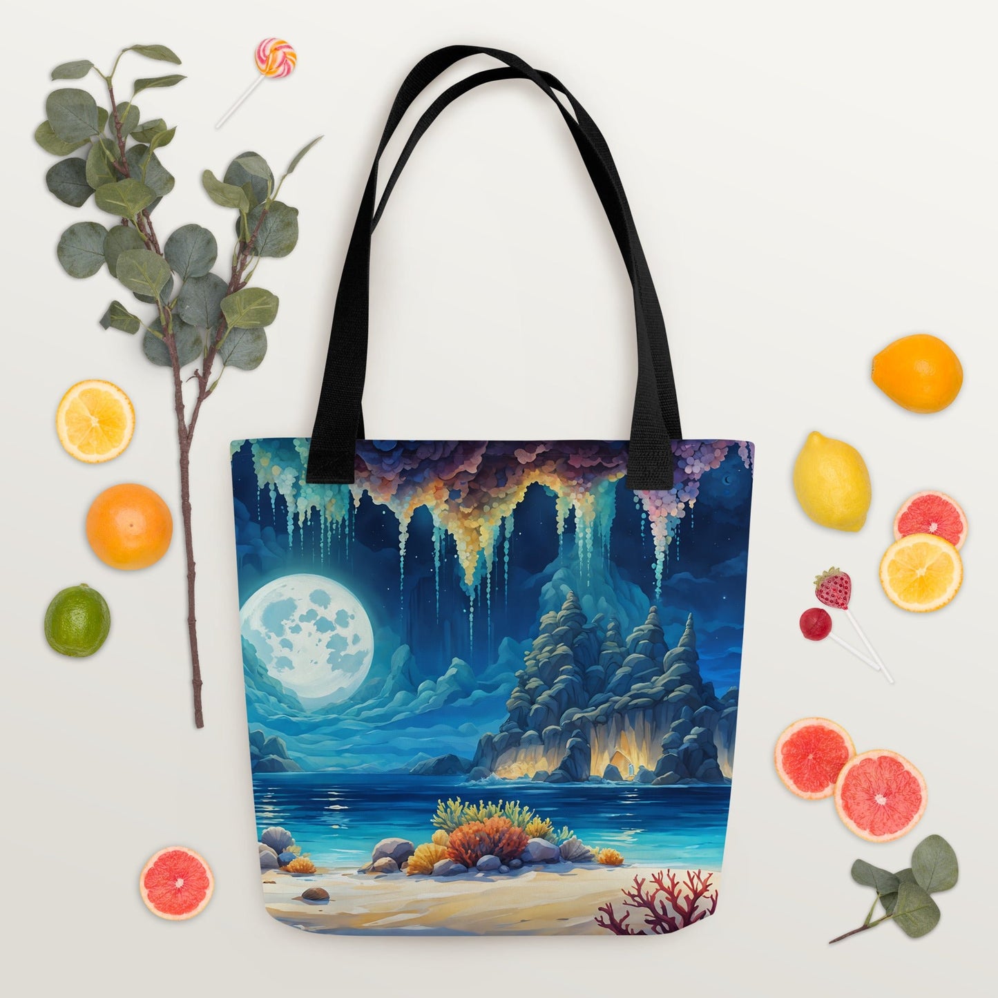 Coral Beach Tote Bag - Tote Bags - Discovery Co.