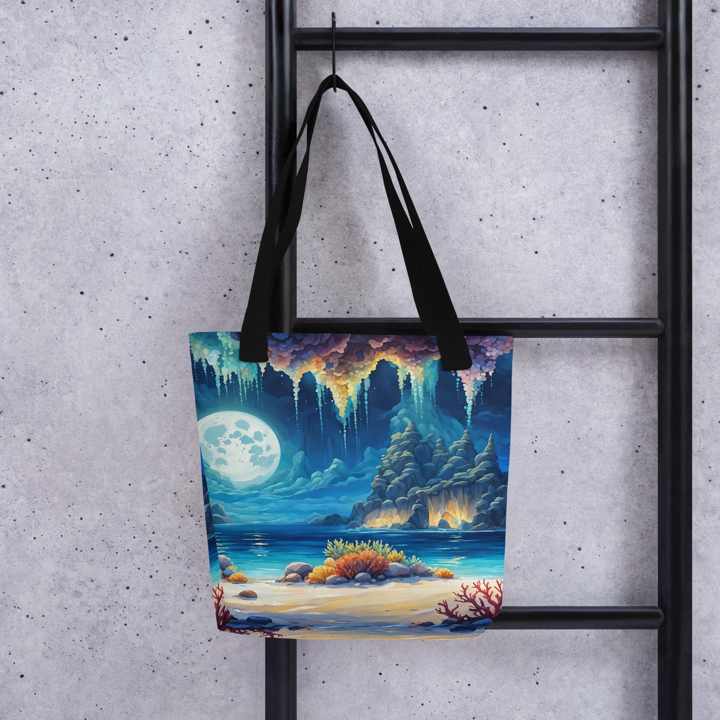 Coral Beach Tote Bag - Tote Bags - Discovery Co.