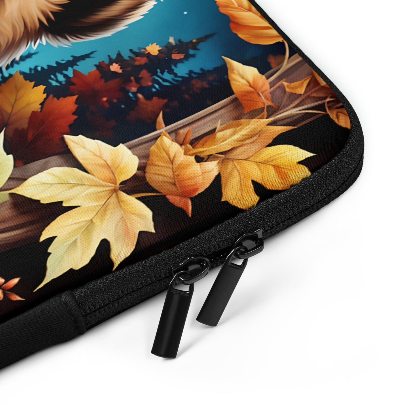 Cute Bear With Pumpkin Laptop Sleeve - Laptop Cases - Discovery Co.