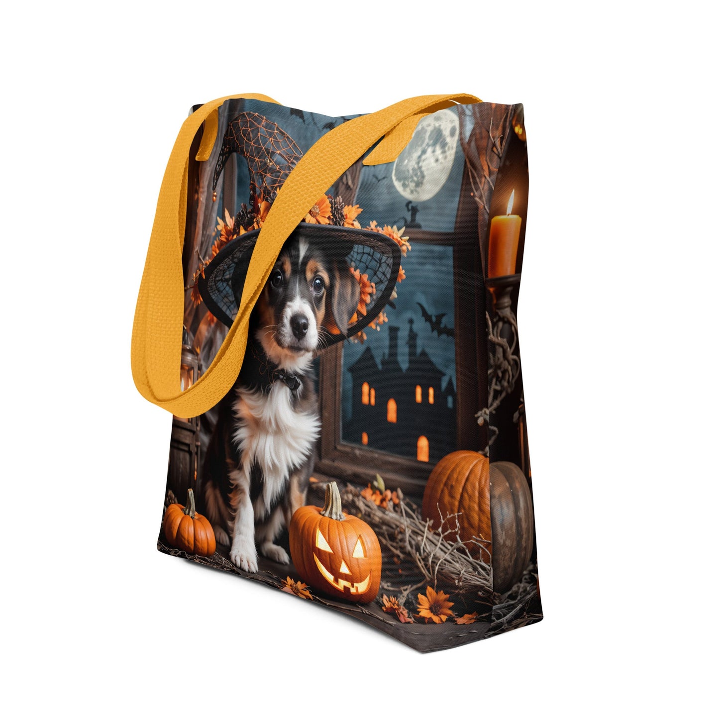 Cute Halloween Puppy II Tote Bag - Tote Bags - Discovery Co.