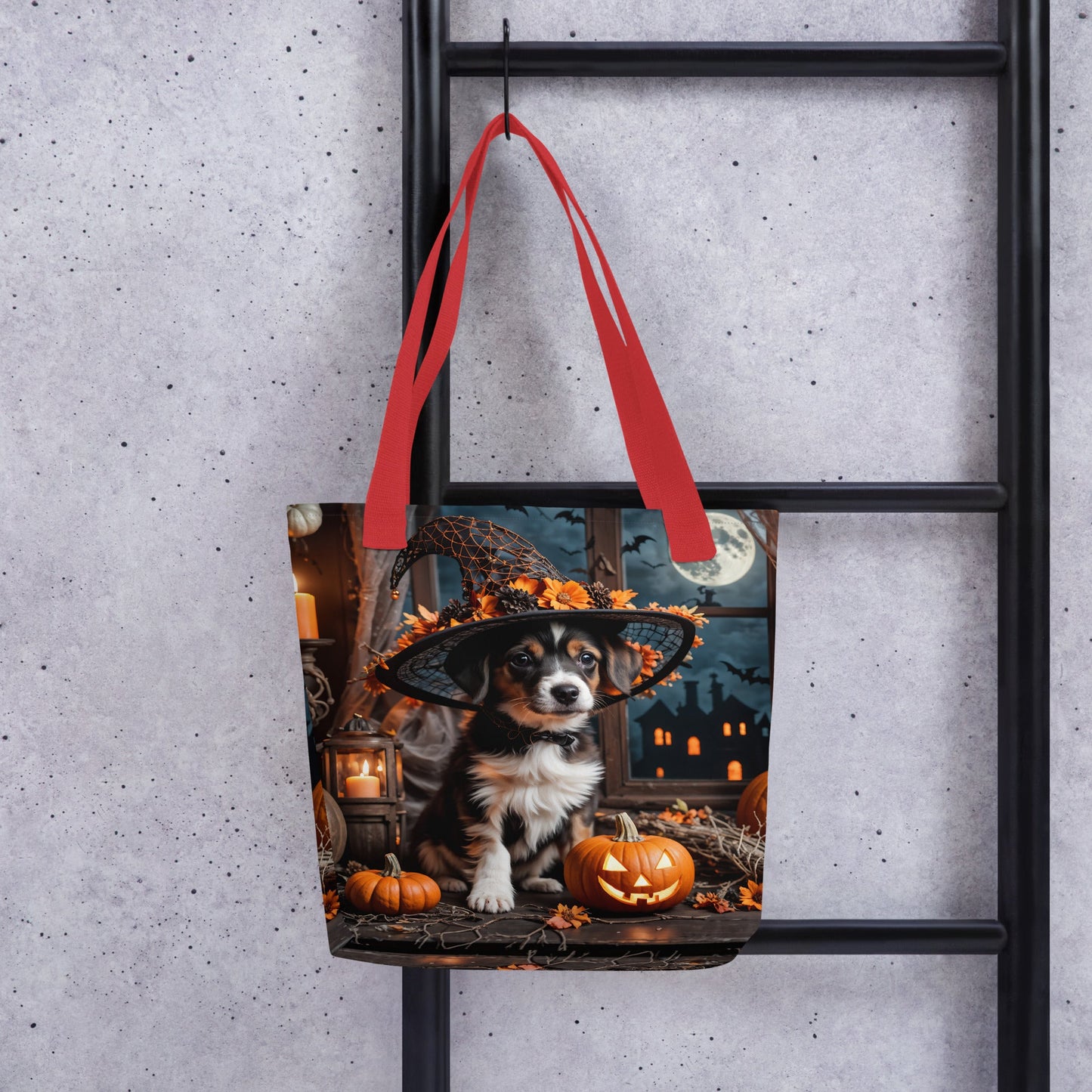 Cute Halloween Puppy II Tote Bag - Tote Bags - Discovery Co.