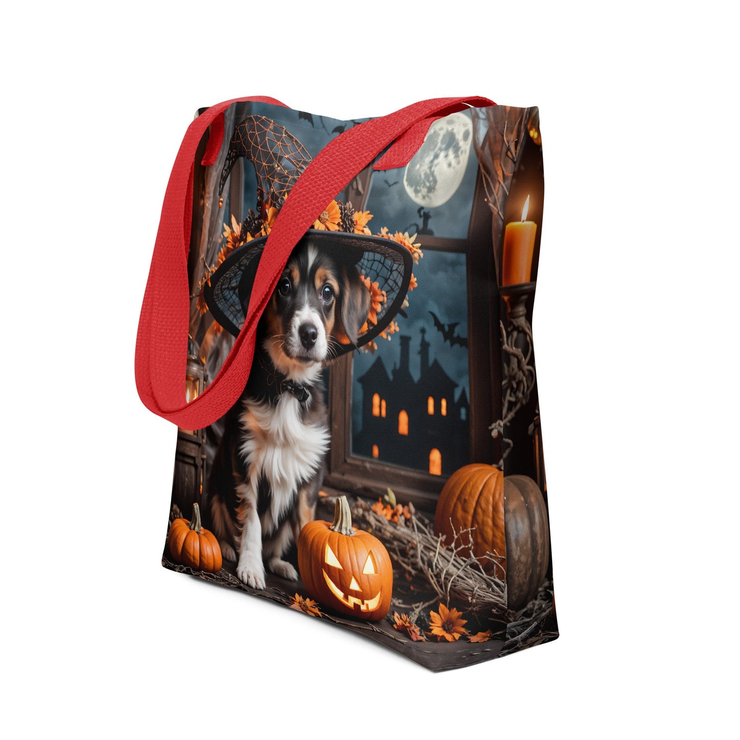 Cute Halloween Puppy II Tote Bag - Tote Bags - Discovery Co.