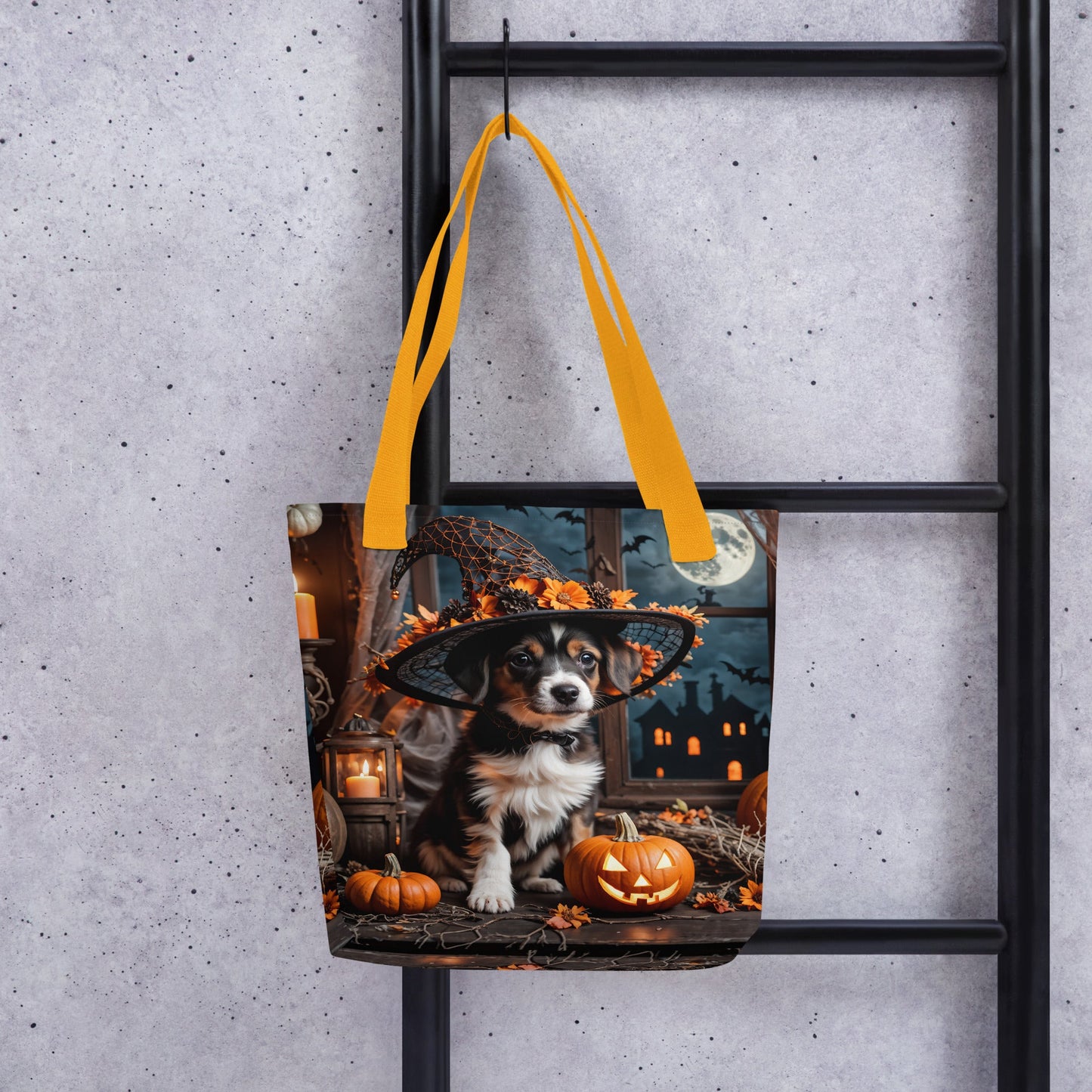 Cute Halloween Puppy II Tote Bag - Tote Bags - Discovery Co.