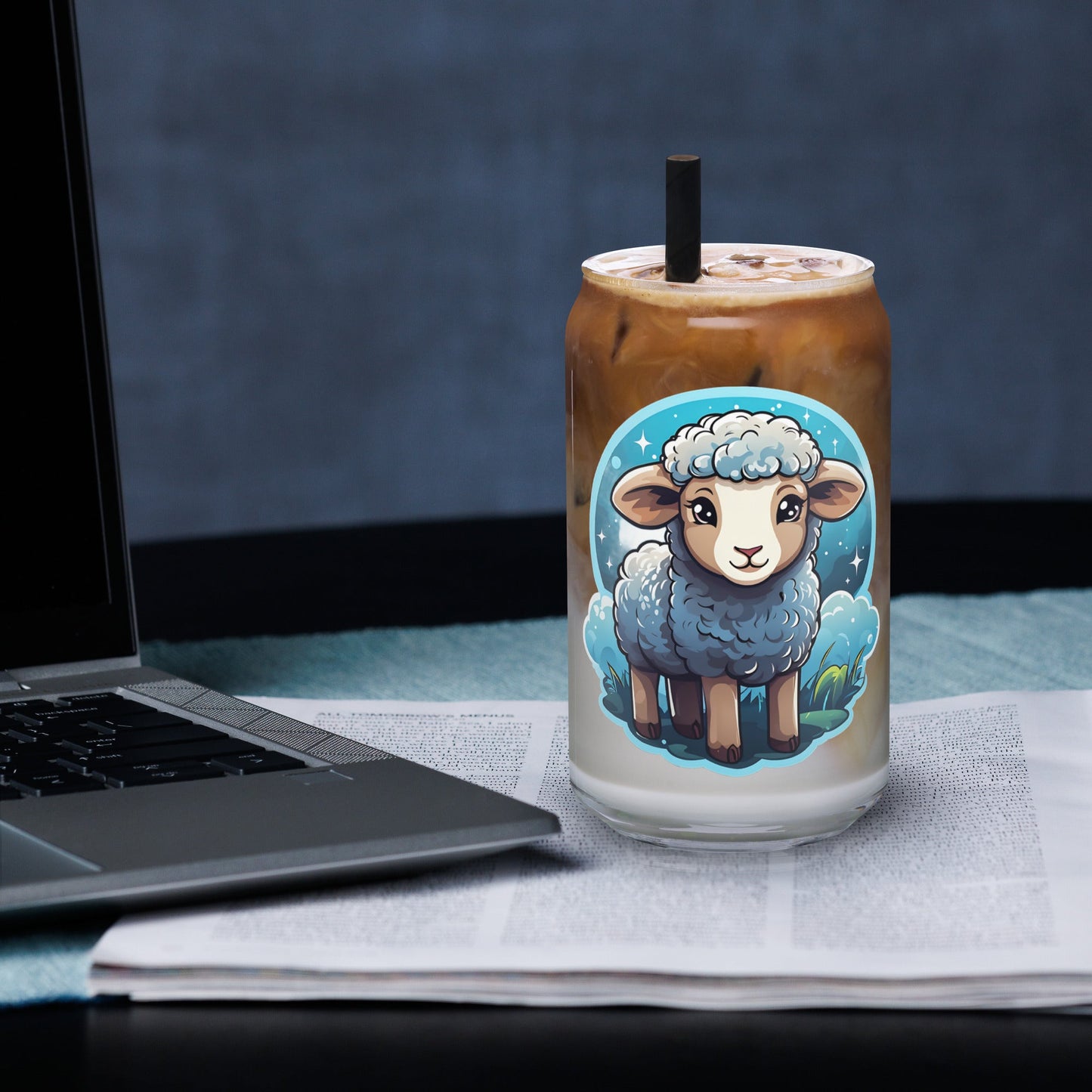 Cute Lamb Can - shaped Glass - Can - Shaped Glass - Discovery Co.