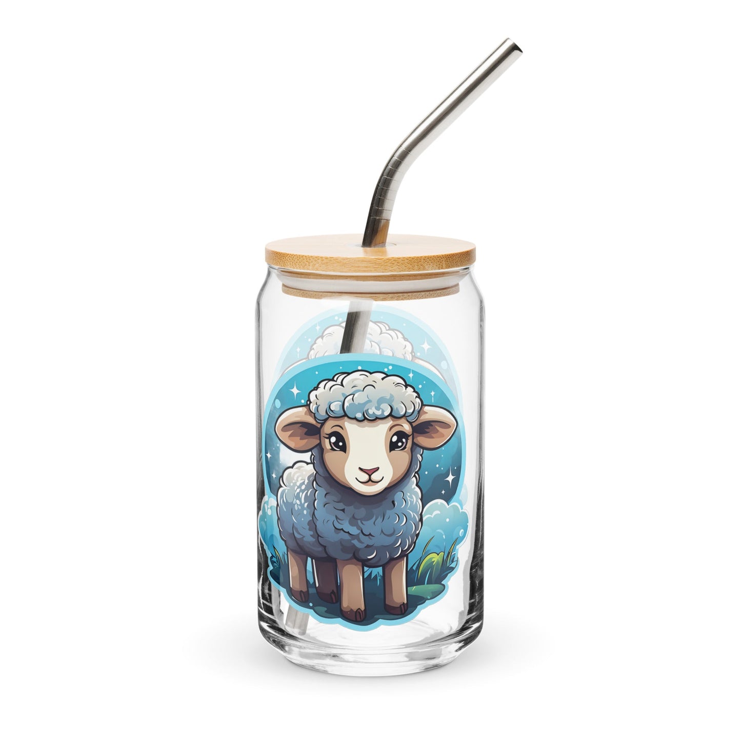 Cute Lamb Can - shaped Glass - Can - Shaped Glass - Discovery Co.