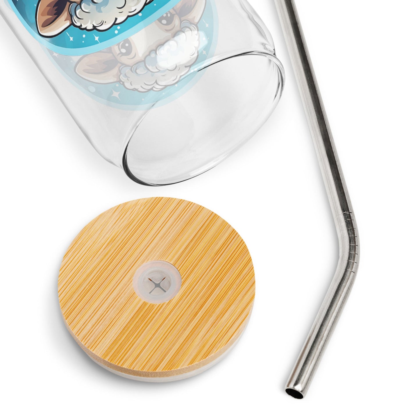 Cute Lamb Can - shaped Glass - Can - Shaped Glass - Discovery Co.