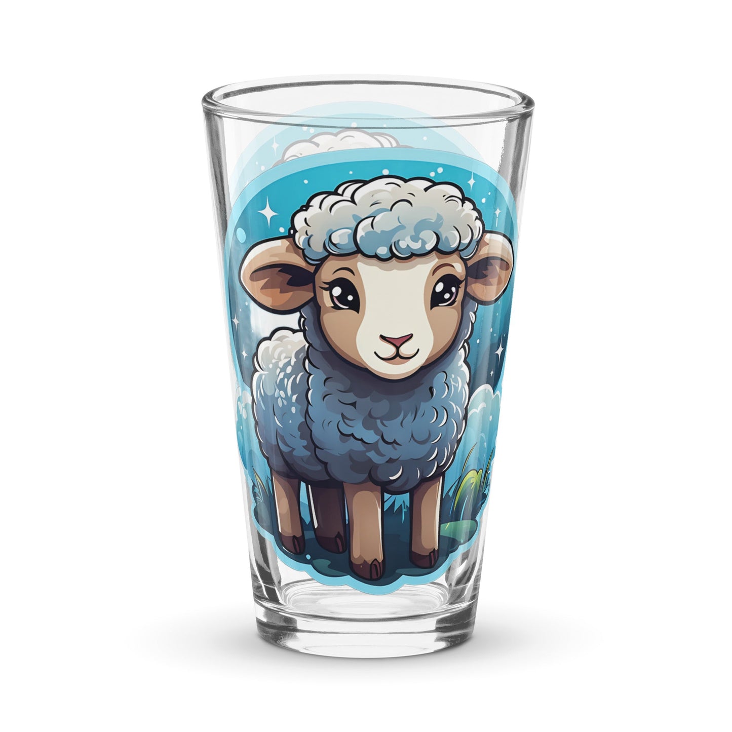 Cute Lamb Pint Glass (16 oz) - Beer Glass - Discovery Co.