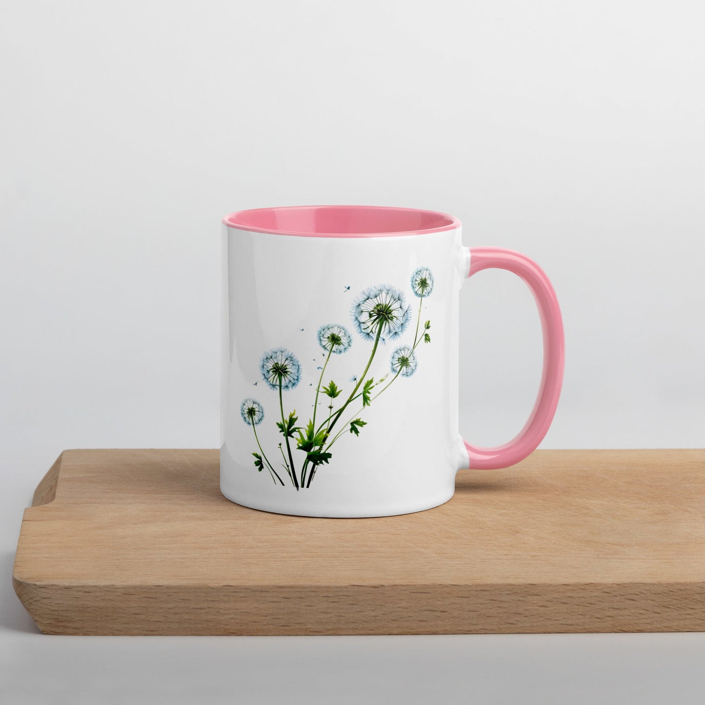 Dandelions Mug With Color Inside (11 oz and 15 oz) - Mugs - Discovery Co.