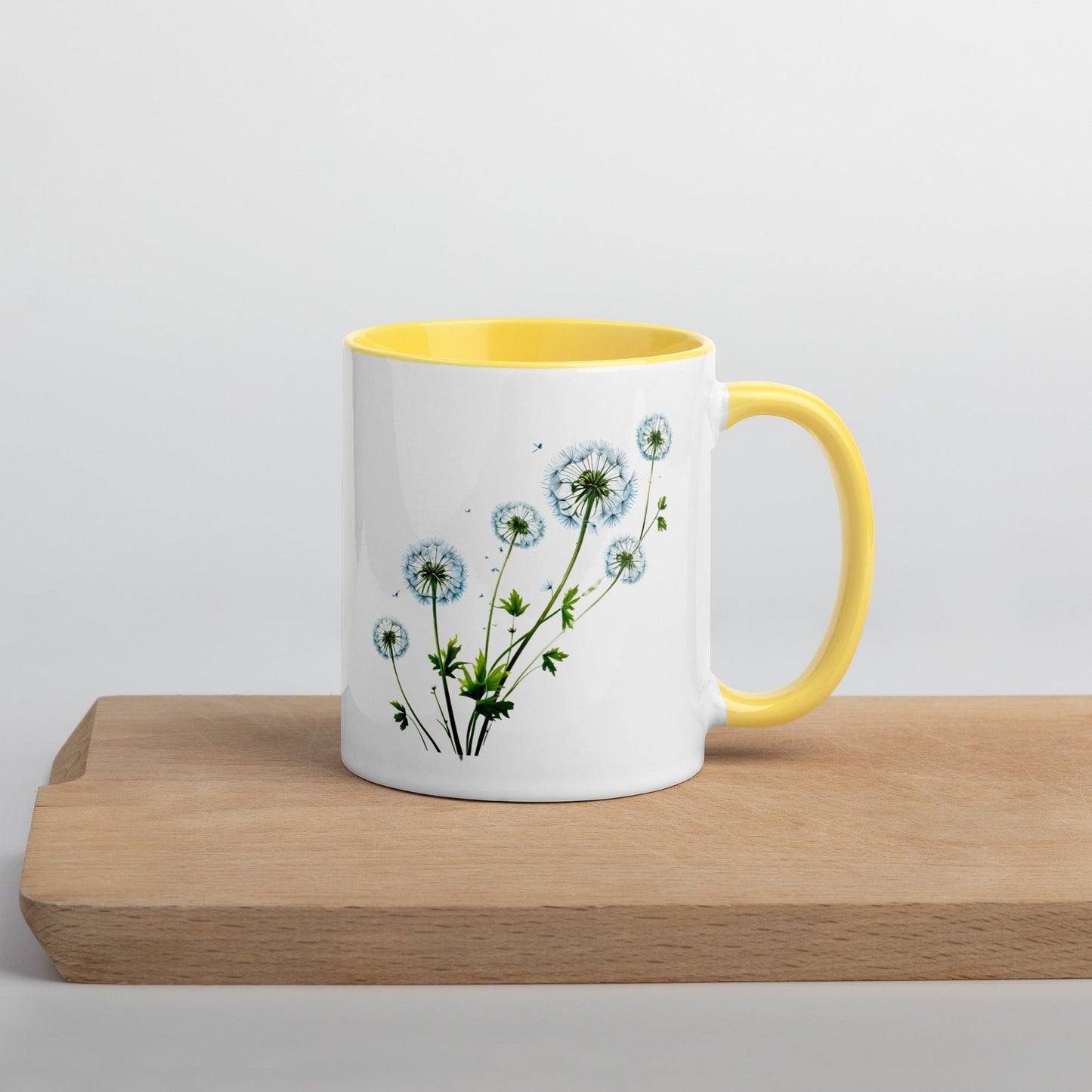 Dandelions Mug With Color Inside (11 oz and 15 oz) - Mugs - Discovery Co.