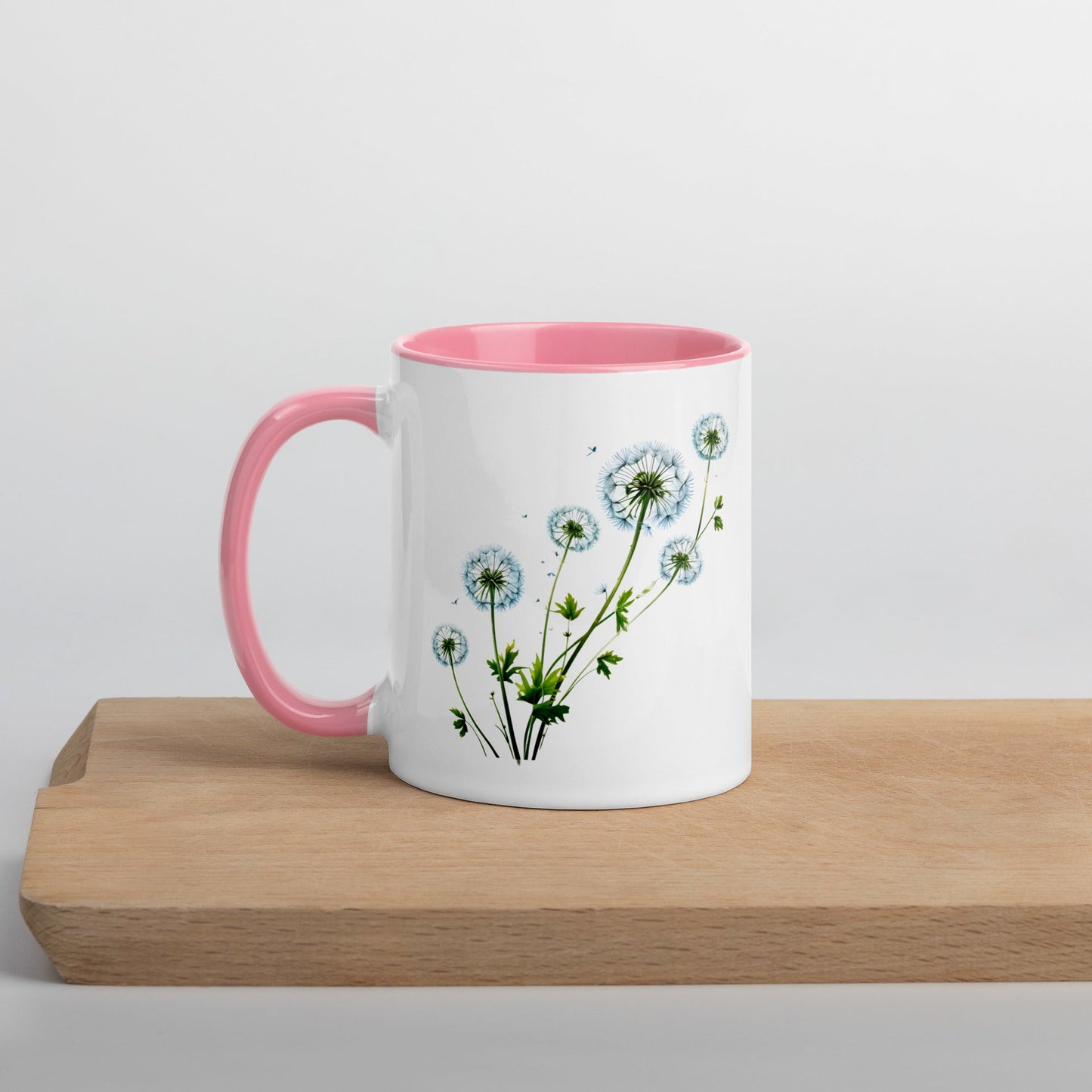 Dandelions Mug With Color Inside (11 oz and 15 oz) - Mugs - Discovery Co.