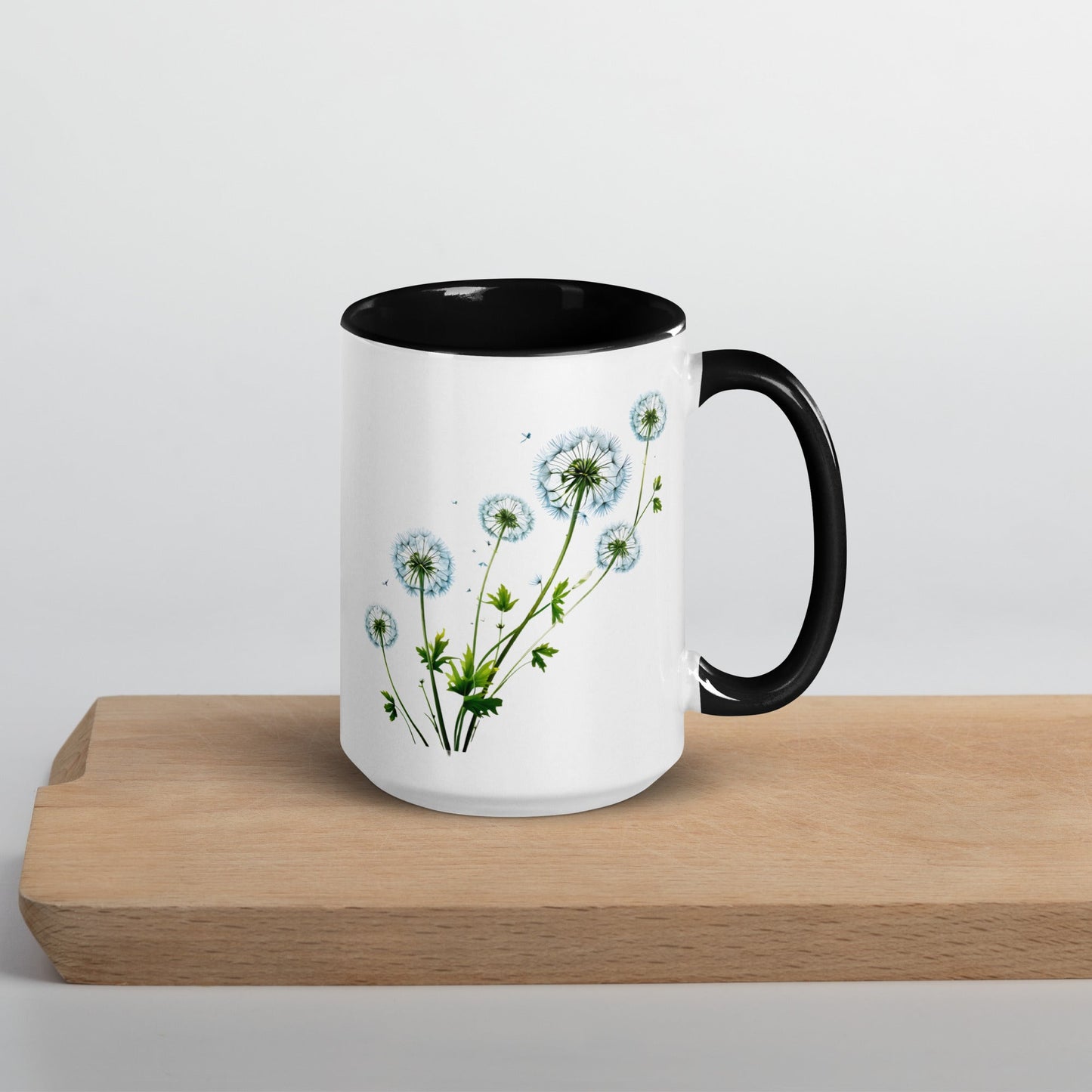 Dandelions Mug With Color Inside (11 oz and 15 oz) - Mugs - Discovery Co.
