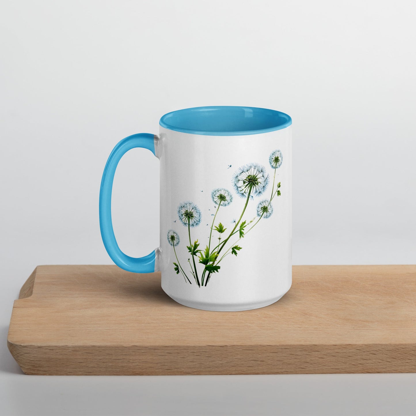Dandelions Mug With Color Inside (11 oz and 15 oz) - Mugs - Discovery Co.