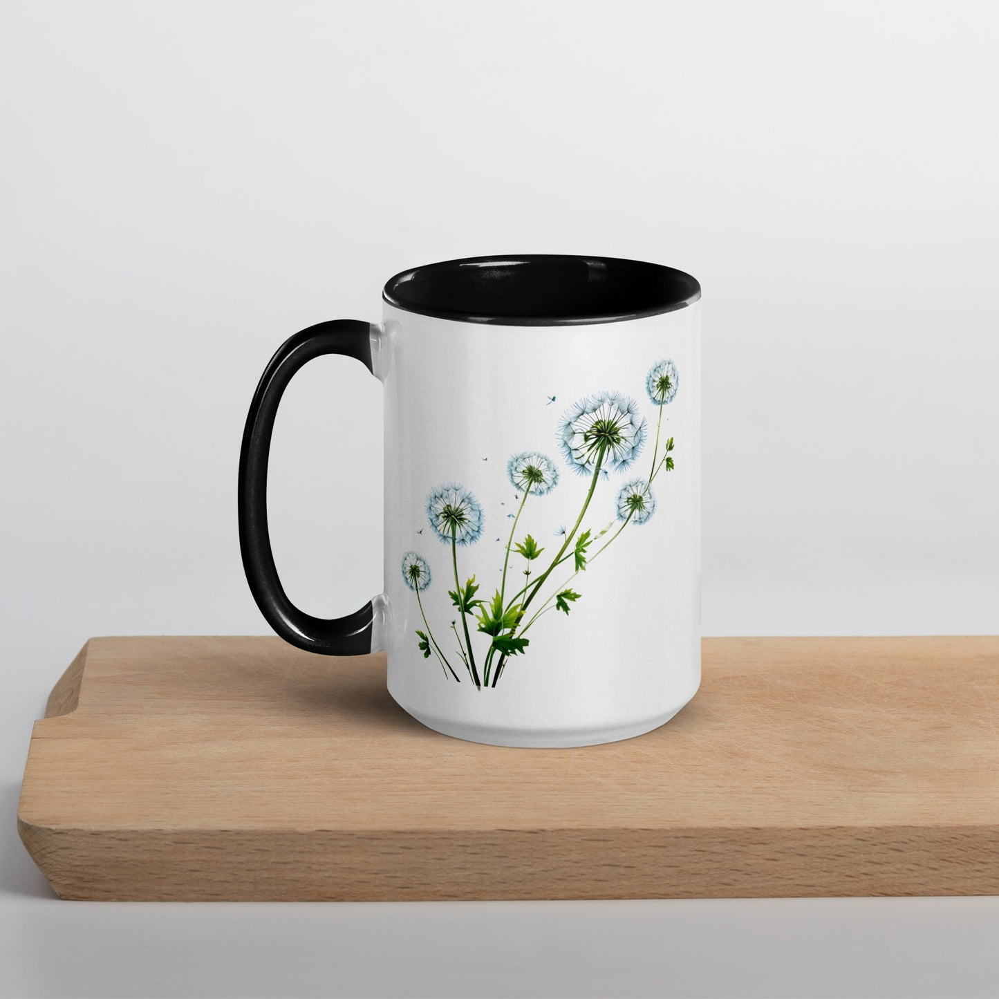 Dandelions Mug With Color Inside (11 oz and 15 oz) - Mugs - Discovery Co.