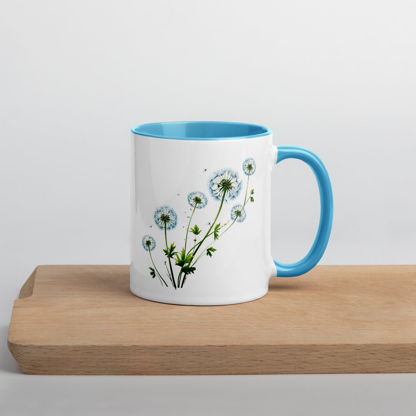 Dandelions Mug With Color Inside (11 oz and 15 oz) - Mugs - Discovery Co.