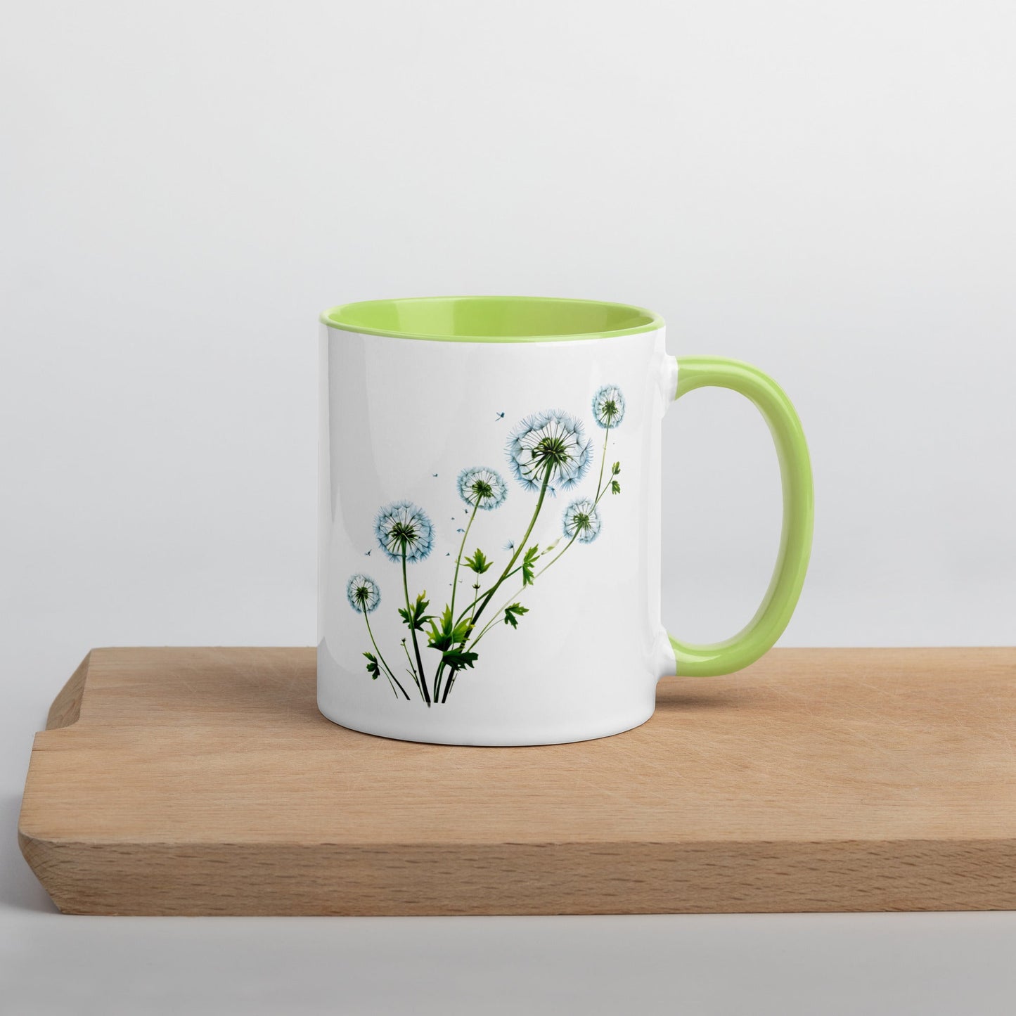 Dandelions Mug With Color Inside (11 oz and 15 oz) - Mugs - Discovery Co.