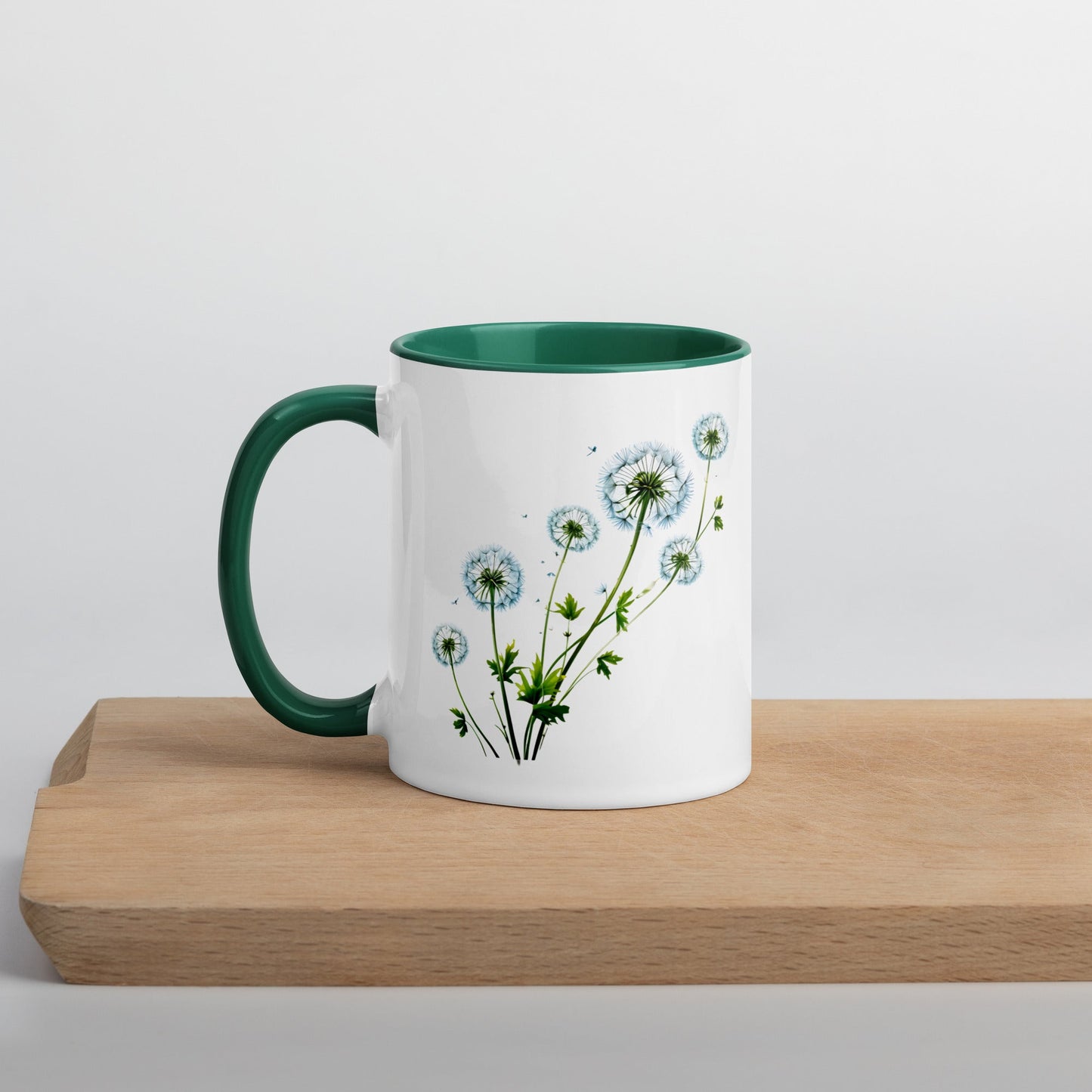 Dandelions Mug With Color Inside (11 oz and 15 oz) - Mugs - Discovery Co.