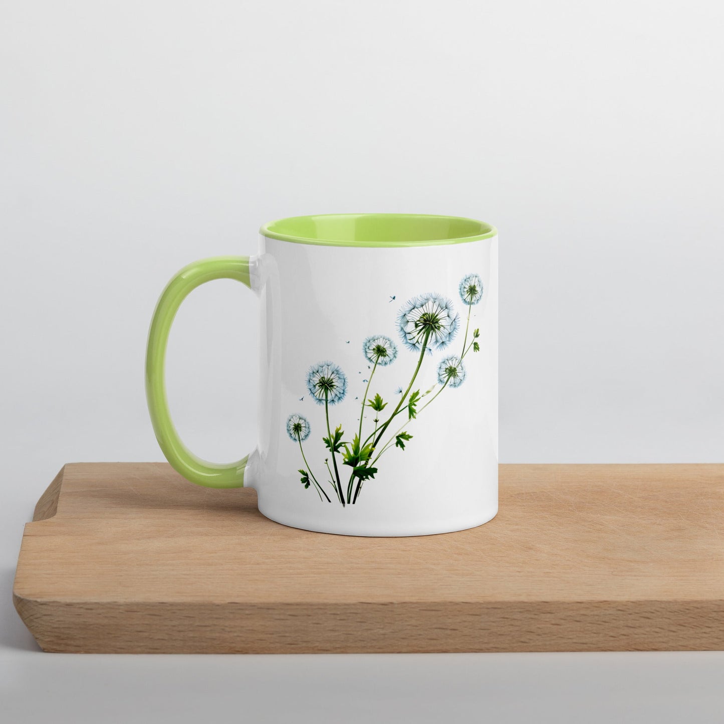 Dandelions Mug With Color Inside (11 oz and 15 oz) - Mugs - Discovery Co.