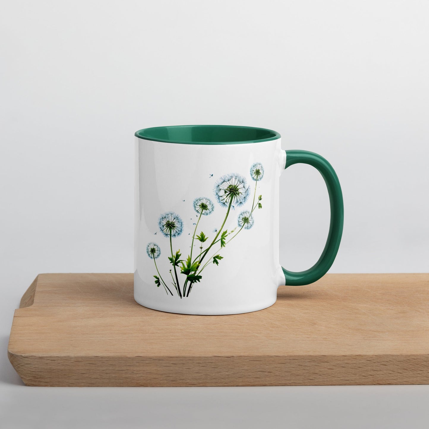 Dandelions Mug With Color Inside (11 oz and 15 oz) - Mugs - Discovery Co.