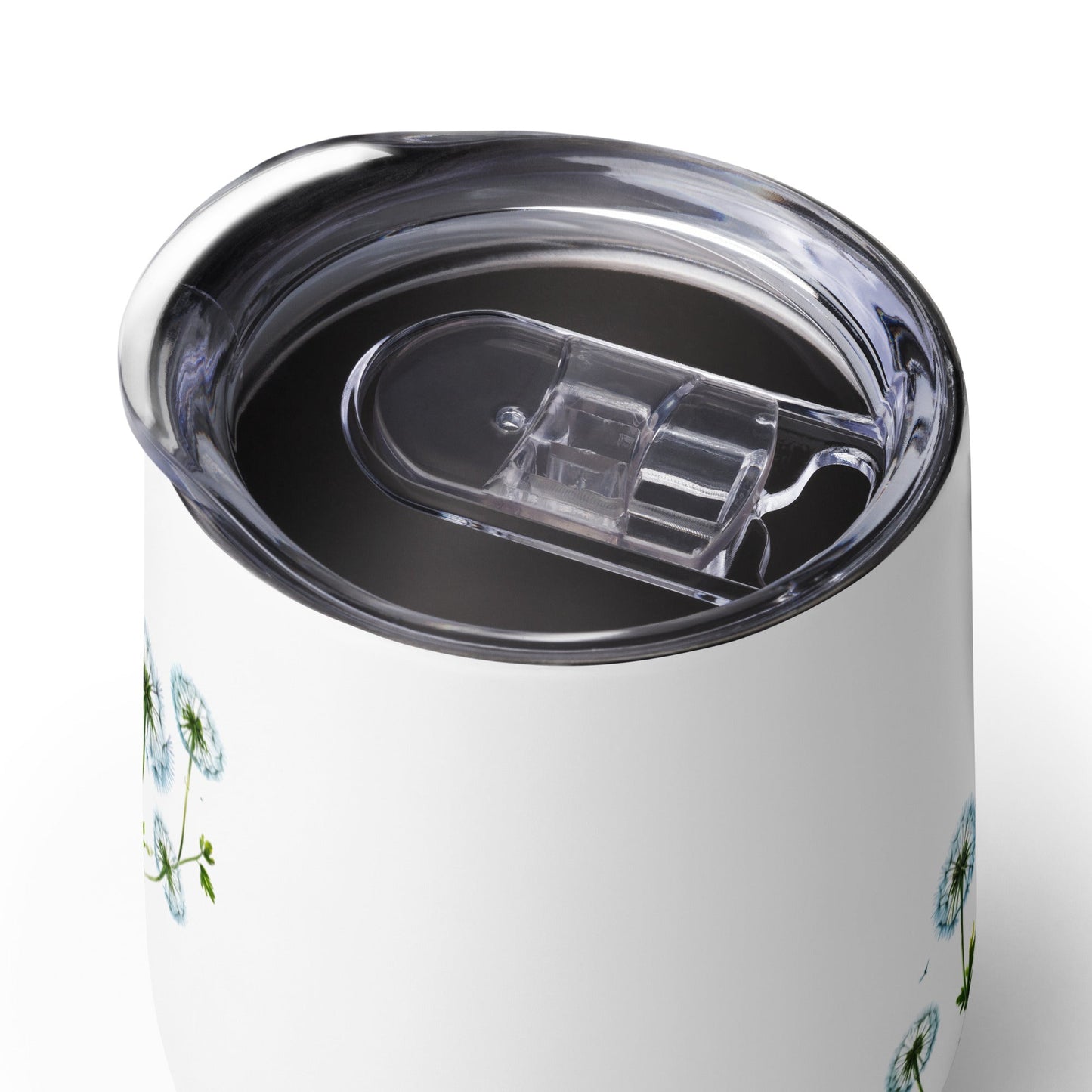 Dandelions Stainless Steel Wine Tumbler - Tumblers - Discovery Co.
