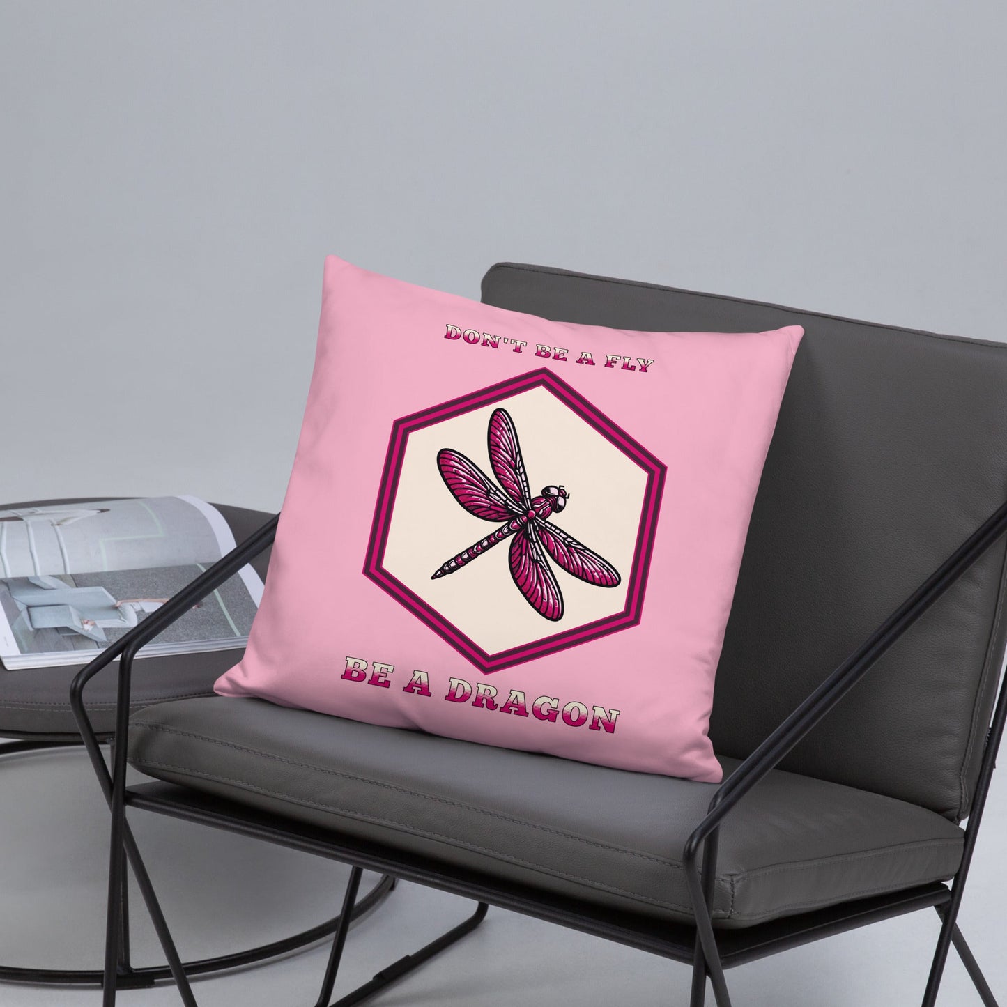 Don't Be A Fly Be A Dragon II Basic Pillow - Pillows - Discovery Co.