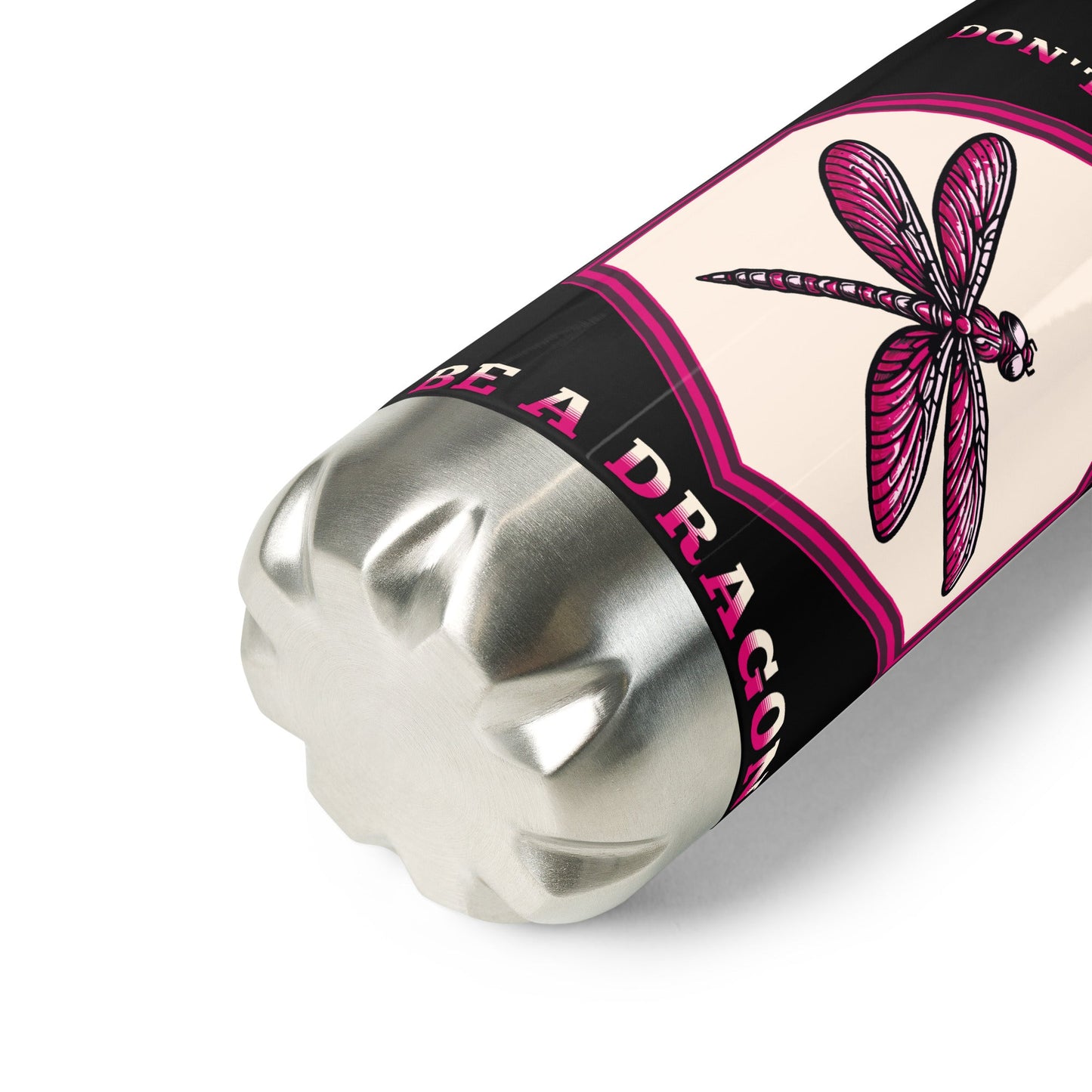 Don't Be A Fly Be A Dragon II Stainless Steel Water Bottle - Stainless Steel Water Bottle - Discovery Co.