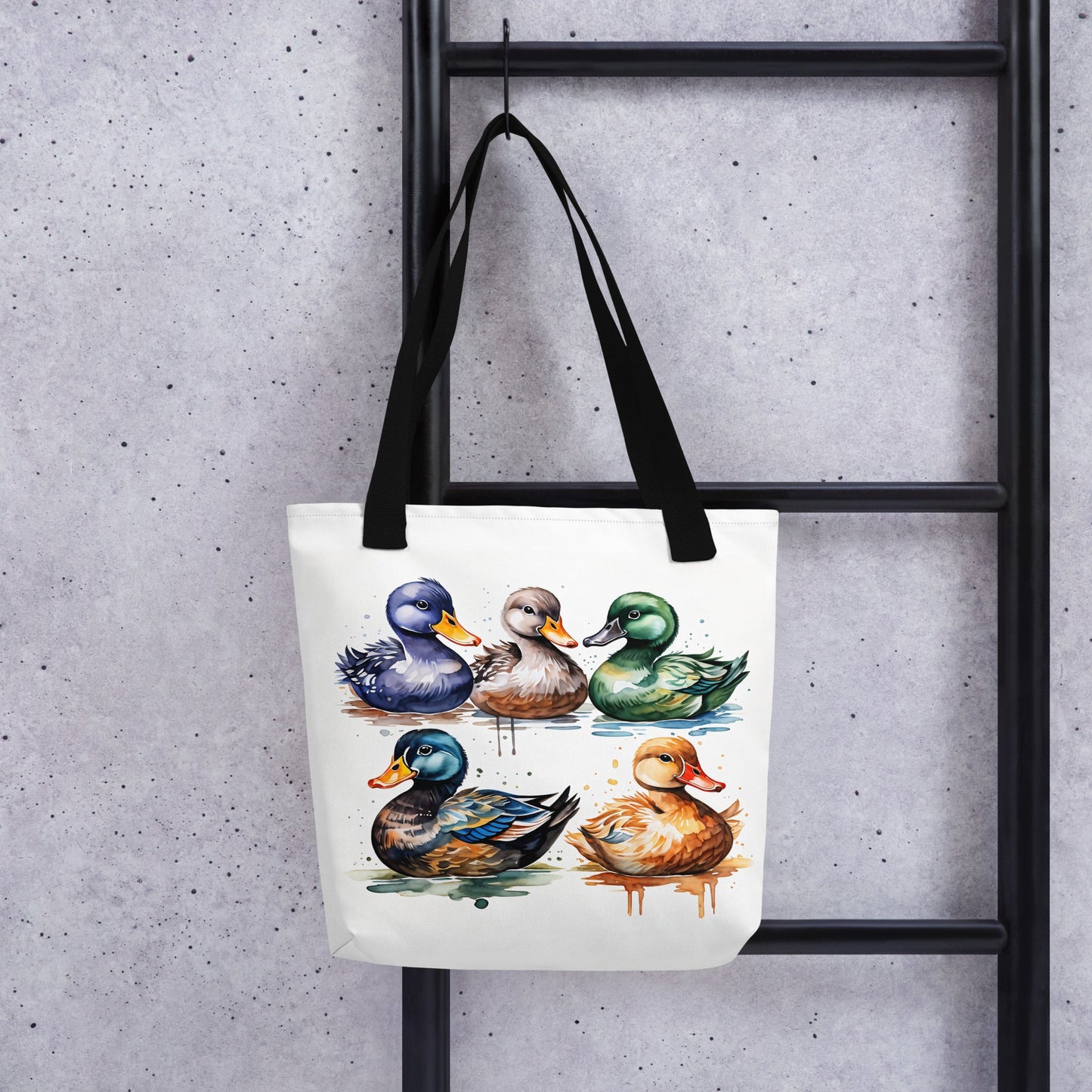 Ducks Watercolor Art Tote Bag - Tote Bags - Discovery Co.