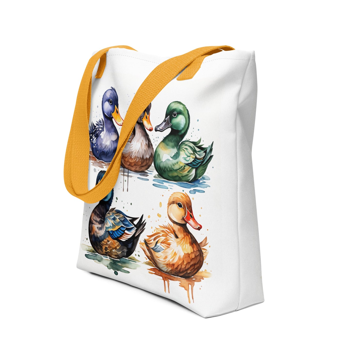 Ducks Watercolor Art Tote Bag - Tote Bags - Discovery Co.