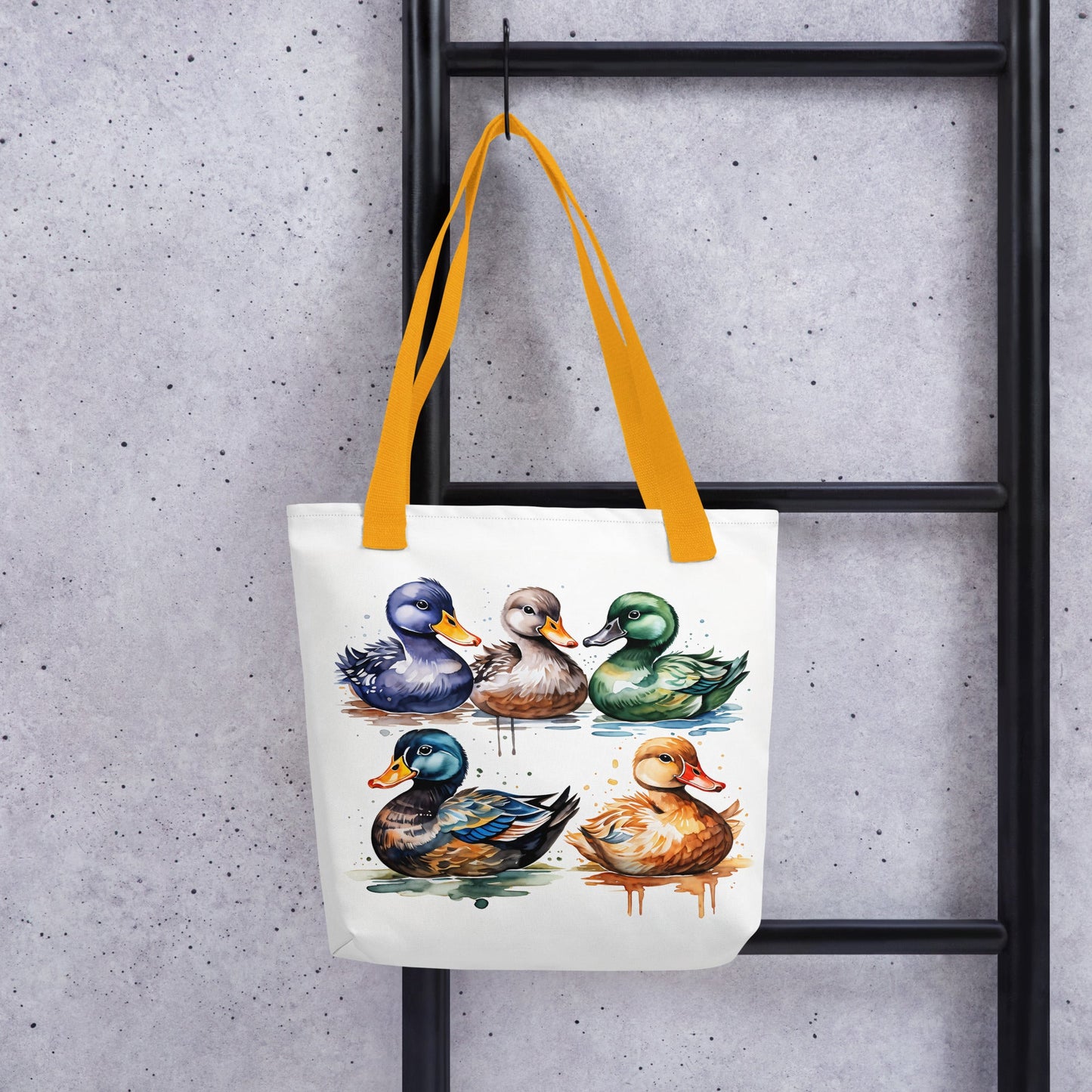 Ducks Watercolor Art Tote Bag - Tote Bags - Discovery Co.