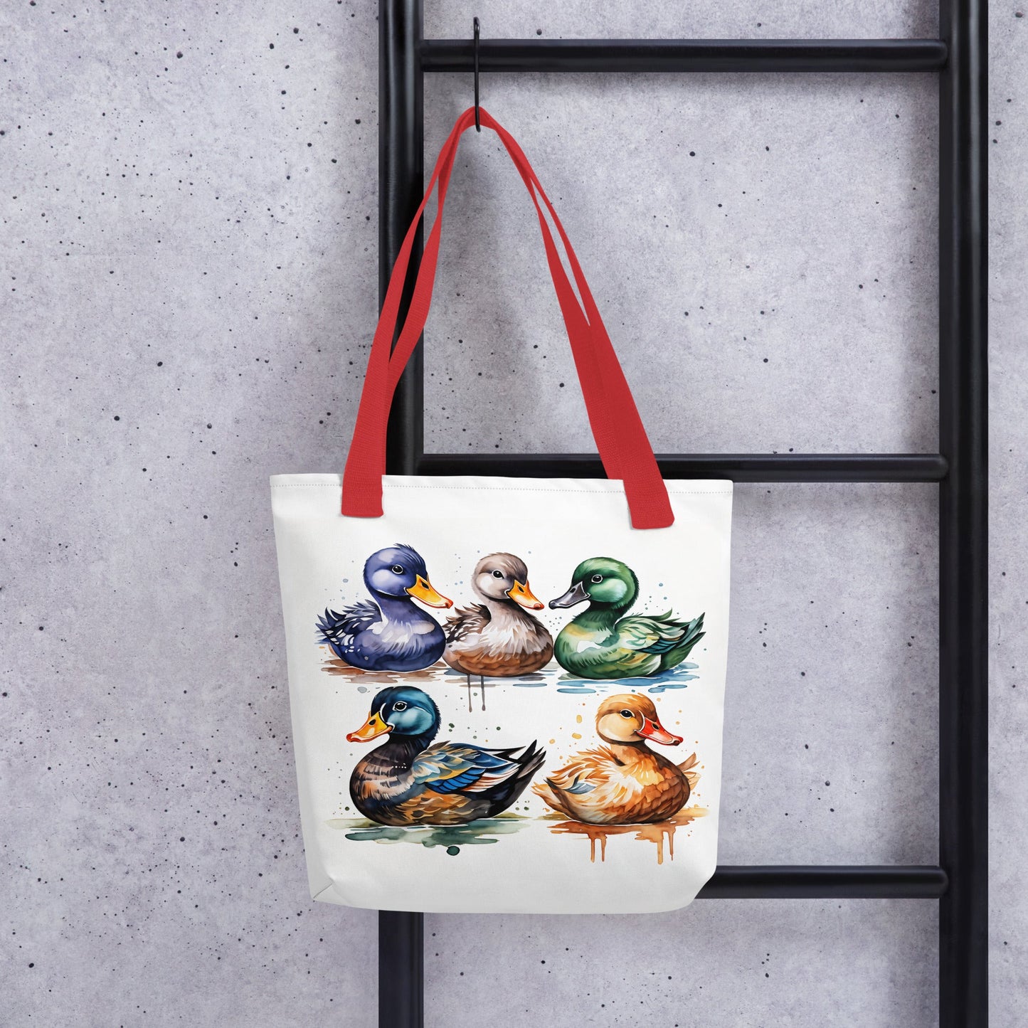 Ducks Watercolor Art Tote Bag - Tote Bags - Discovery Co.