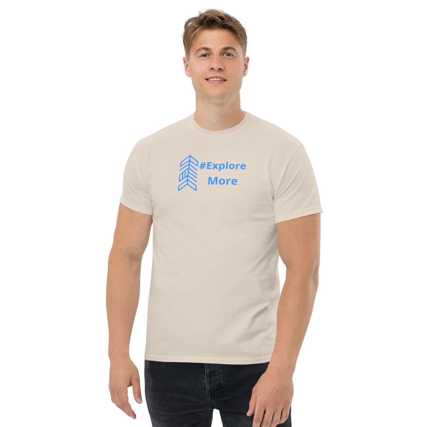 #Explore More With Arrow Men's (Unisex) Classic Tee - Men's Shirts - Discovery Co.
