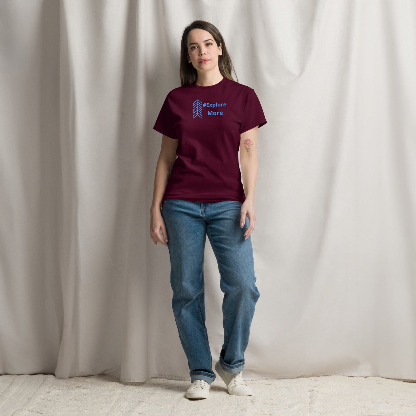 #Explore More With Arrow Women's (Unisex) Classic Tee - Women's Shirts - Discovery Co.