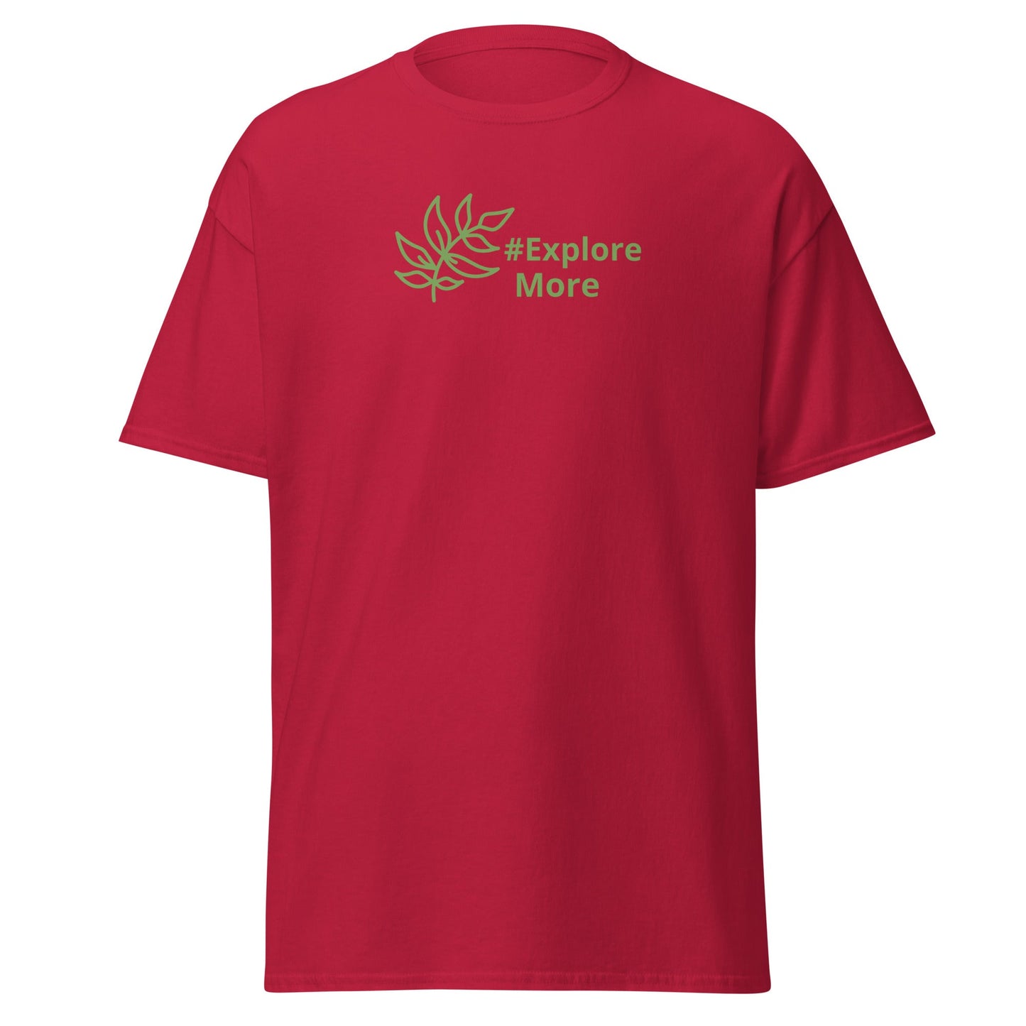 #Explore More With Leaves Men's (Unisex) Classic Tee - Men's Shirts - Discovery Co.