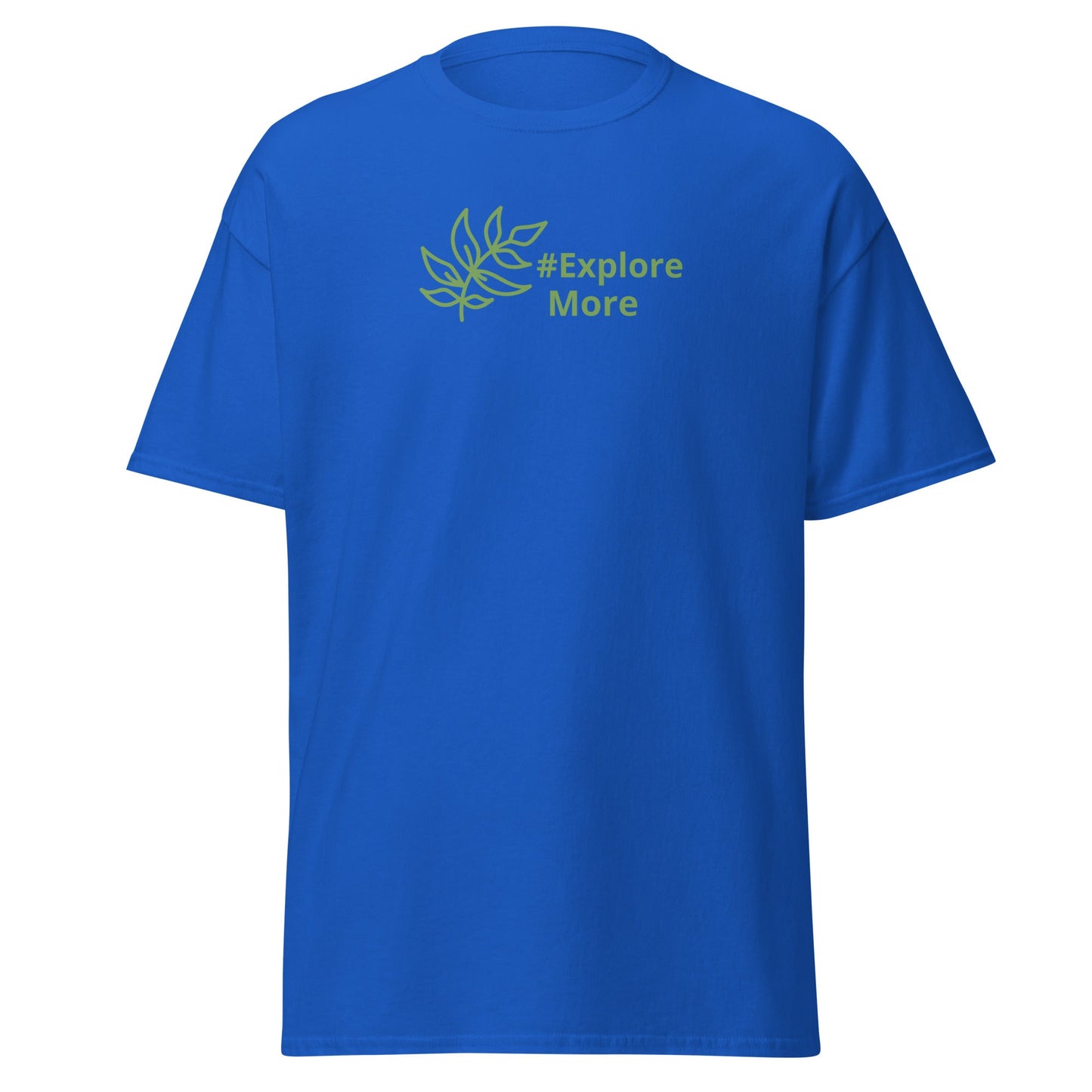 #Explore More With Leaves Men's (Unisex) Classic Tee - Men's Shirts - Discovery Co.