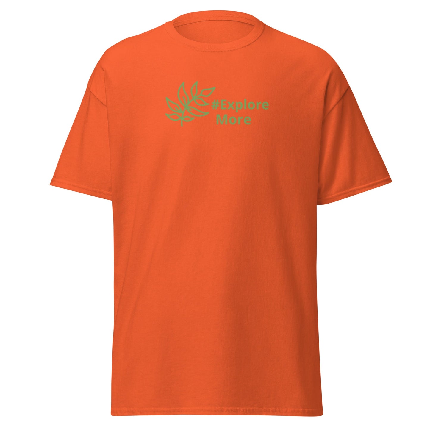 #Explore More With Leaves Men's (Unisex) Classic Tee - Men's Shirts - Discovery Co.