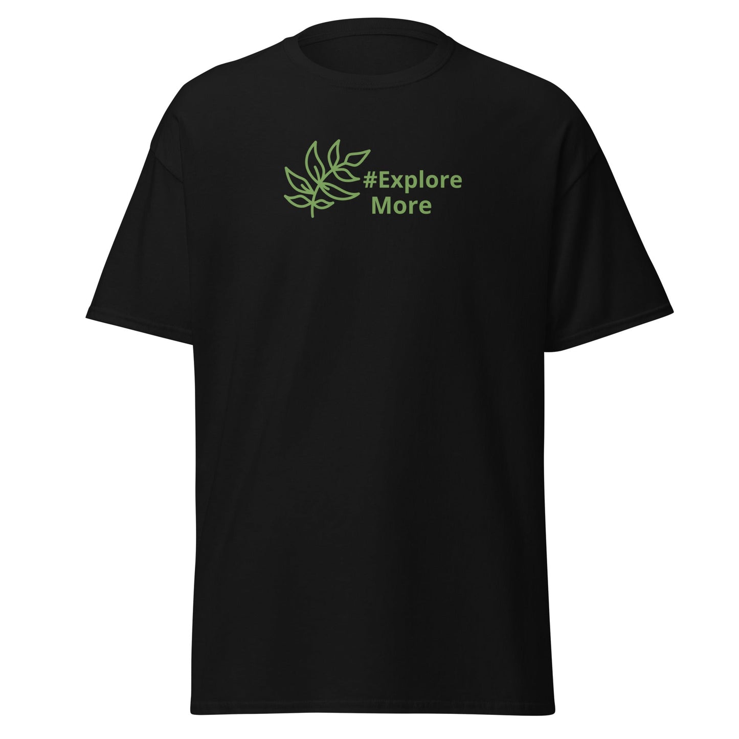 #Explore More With Leaves Men's (Unisex) Classic Tee - Men's Shirts - Discovery Co.